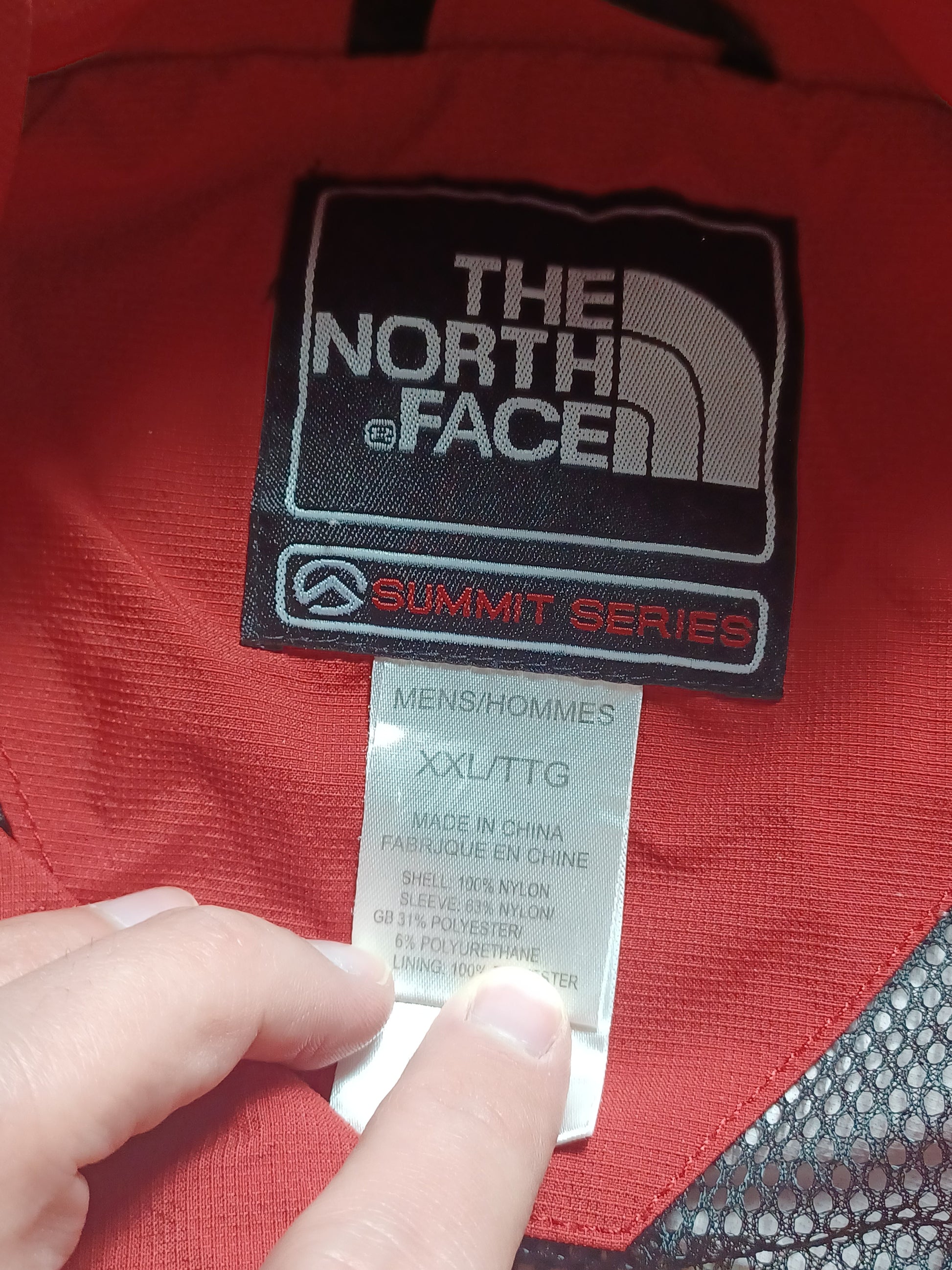 Czerwona kurtka TheNorthFace Gore-Tex