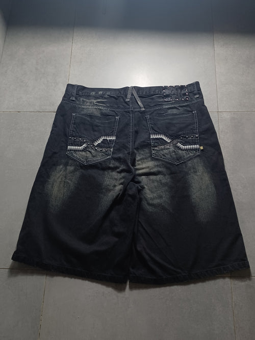 Czarne baggy Jortsy Akademiks