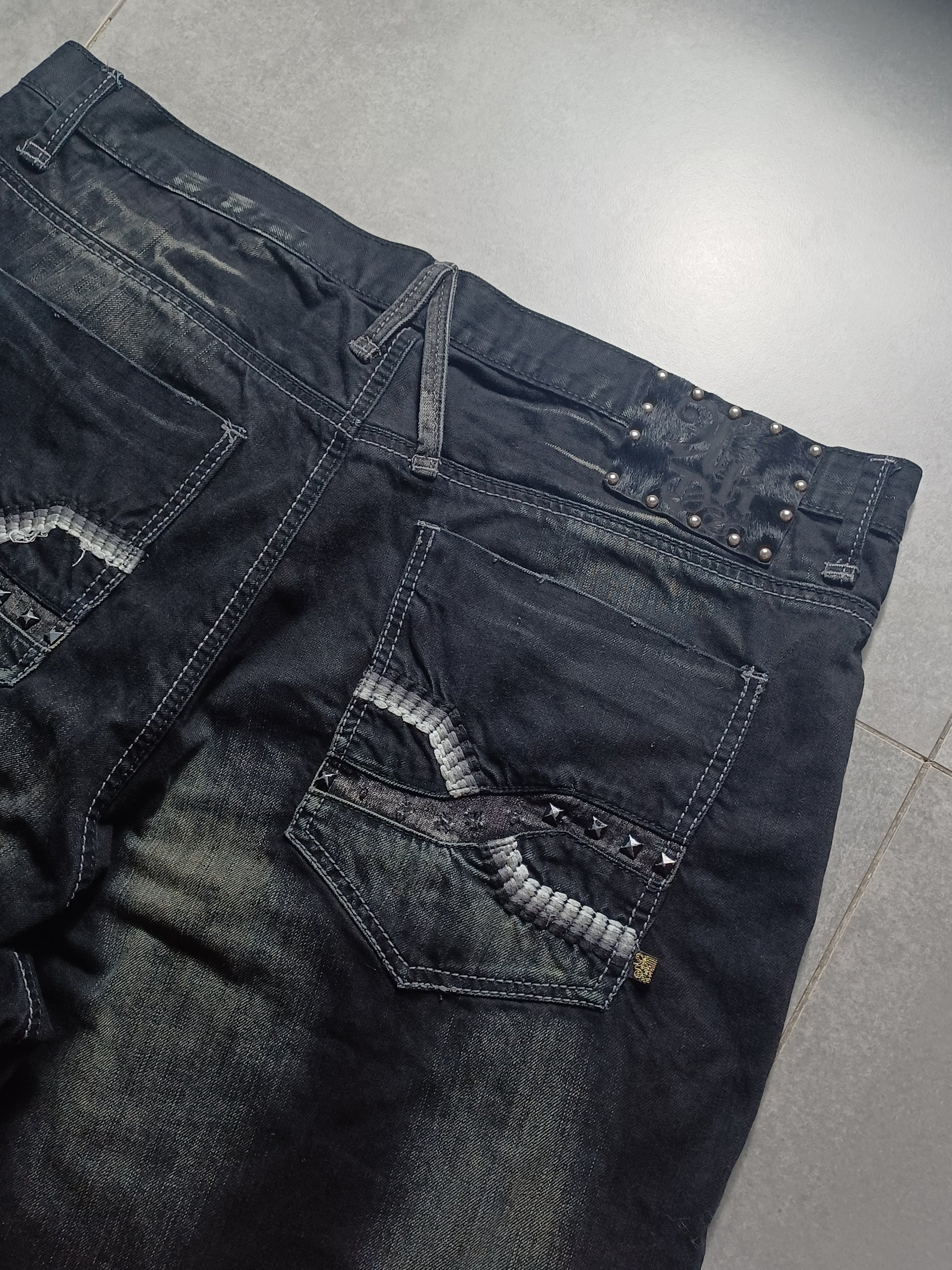 Czarne baggy Jortsy Akademiks