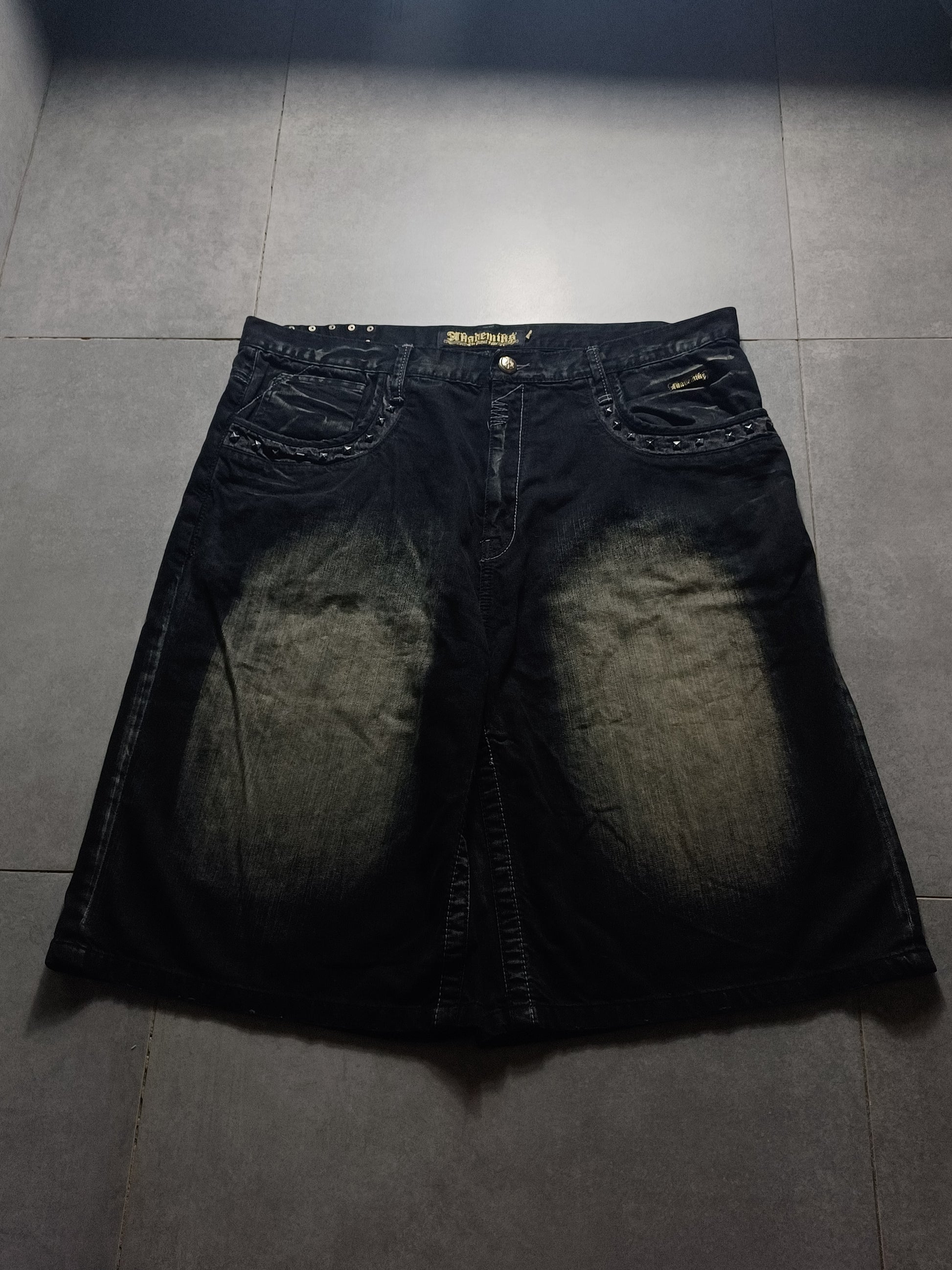 Czarne baggy Jortsy Akademiks