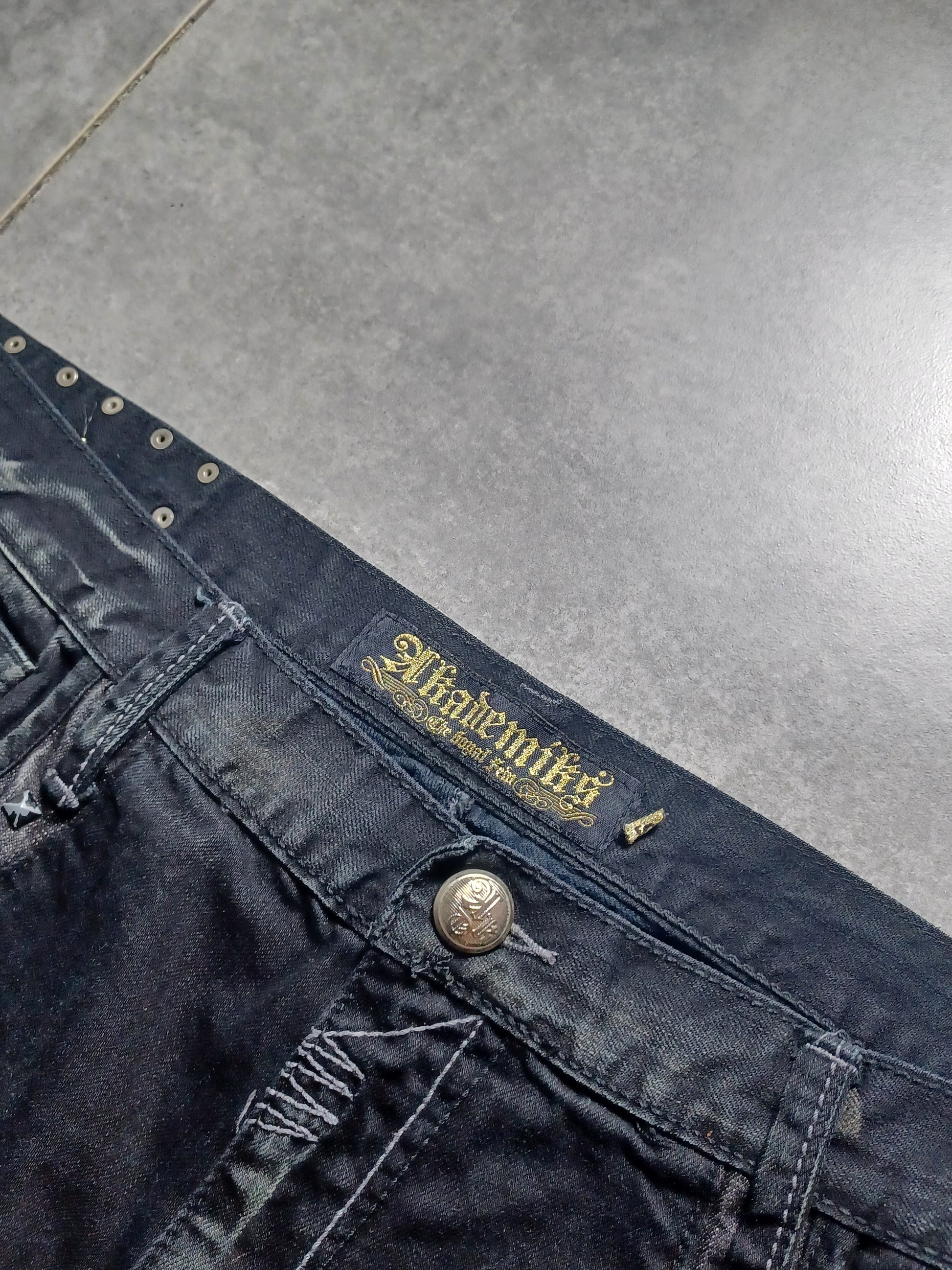 Czarne baggy Jortsy Akademiks