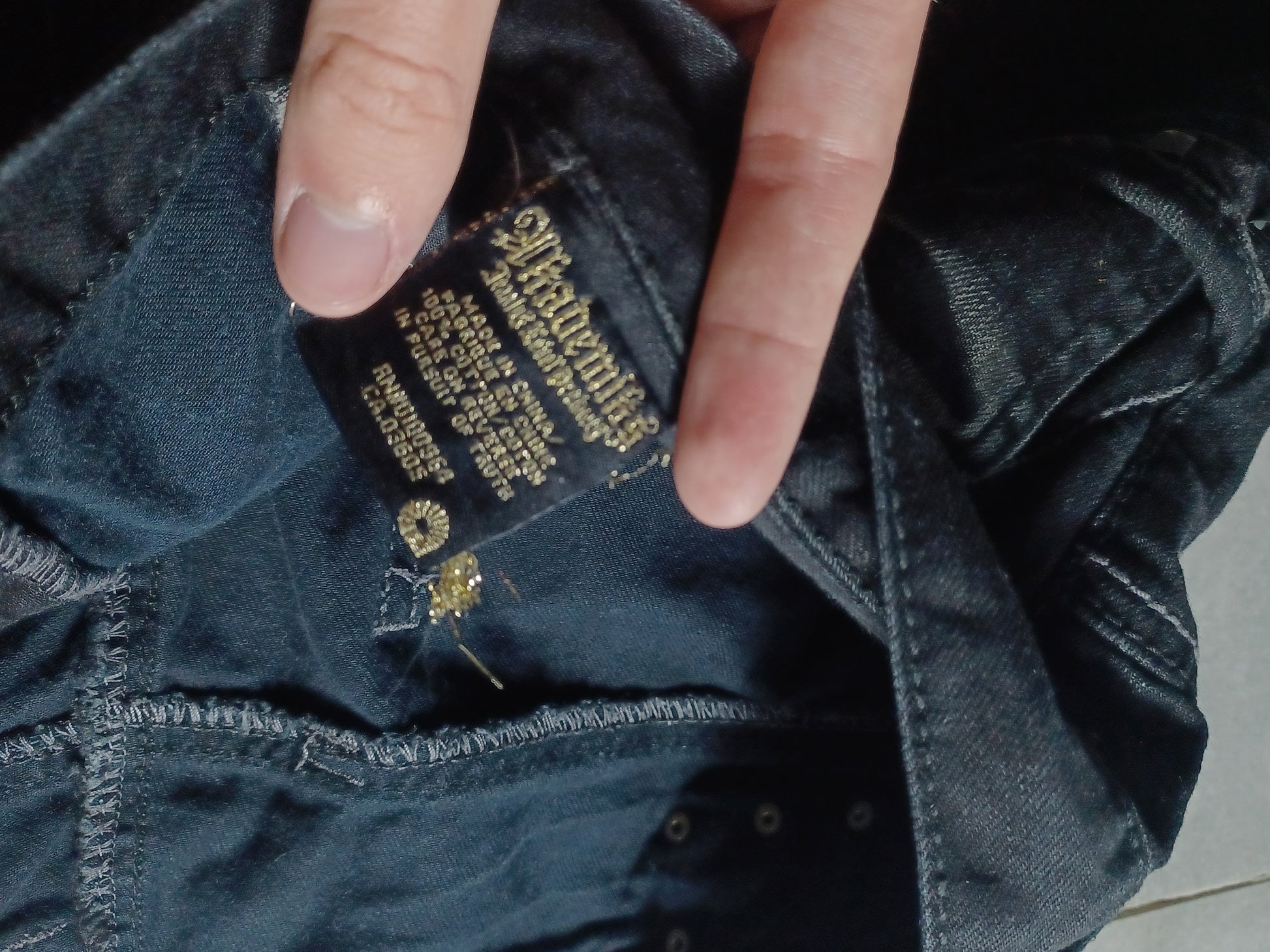 Czarne baggy Jortsy Akademiks