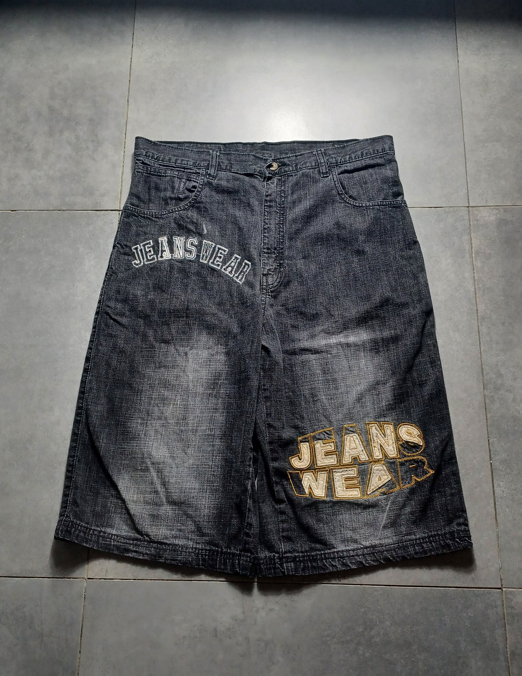 Czarne Baggy Jortsy Rocawear