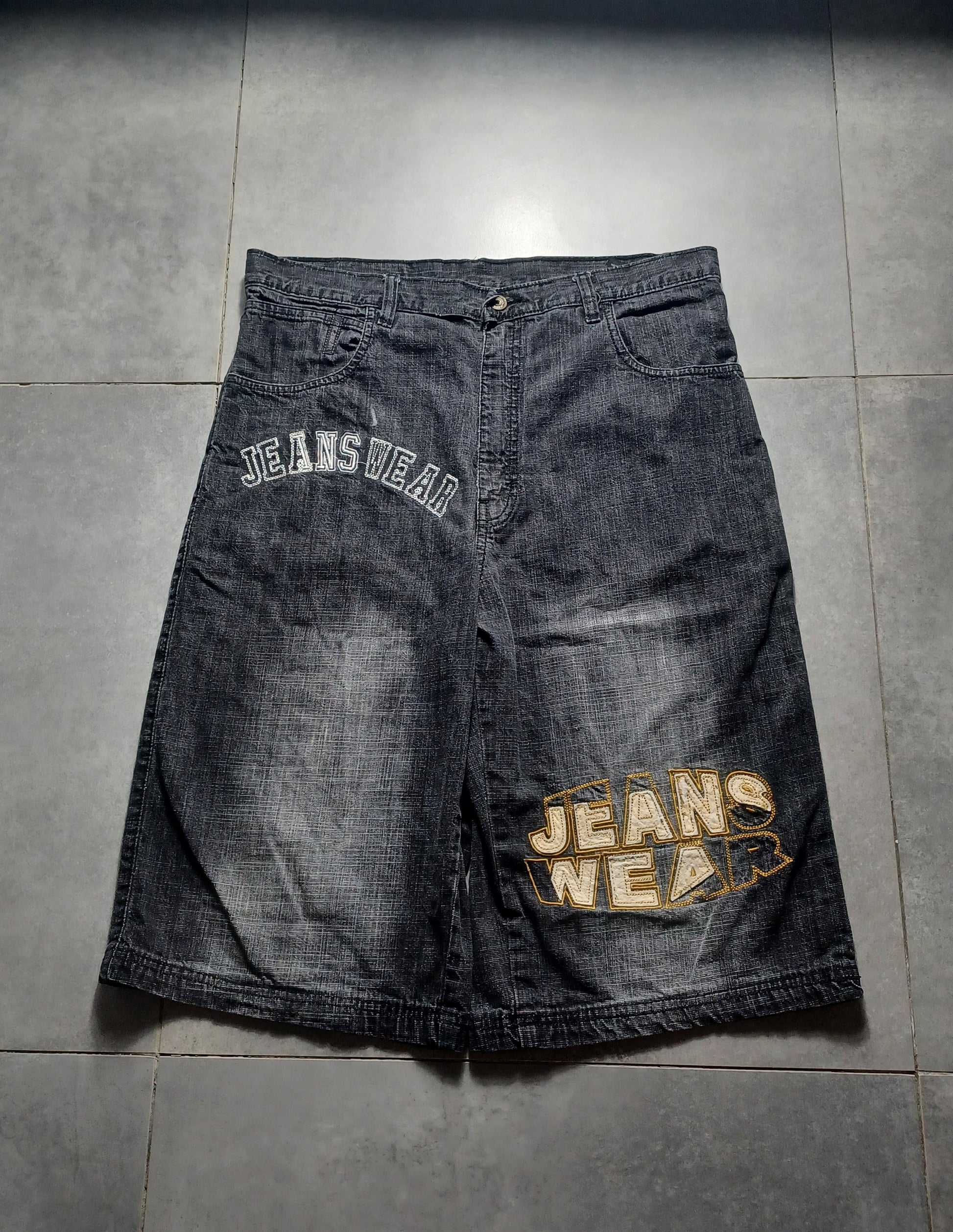 Czarne Baggy Jortsy Rocawear