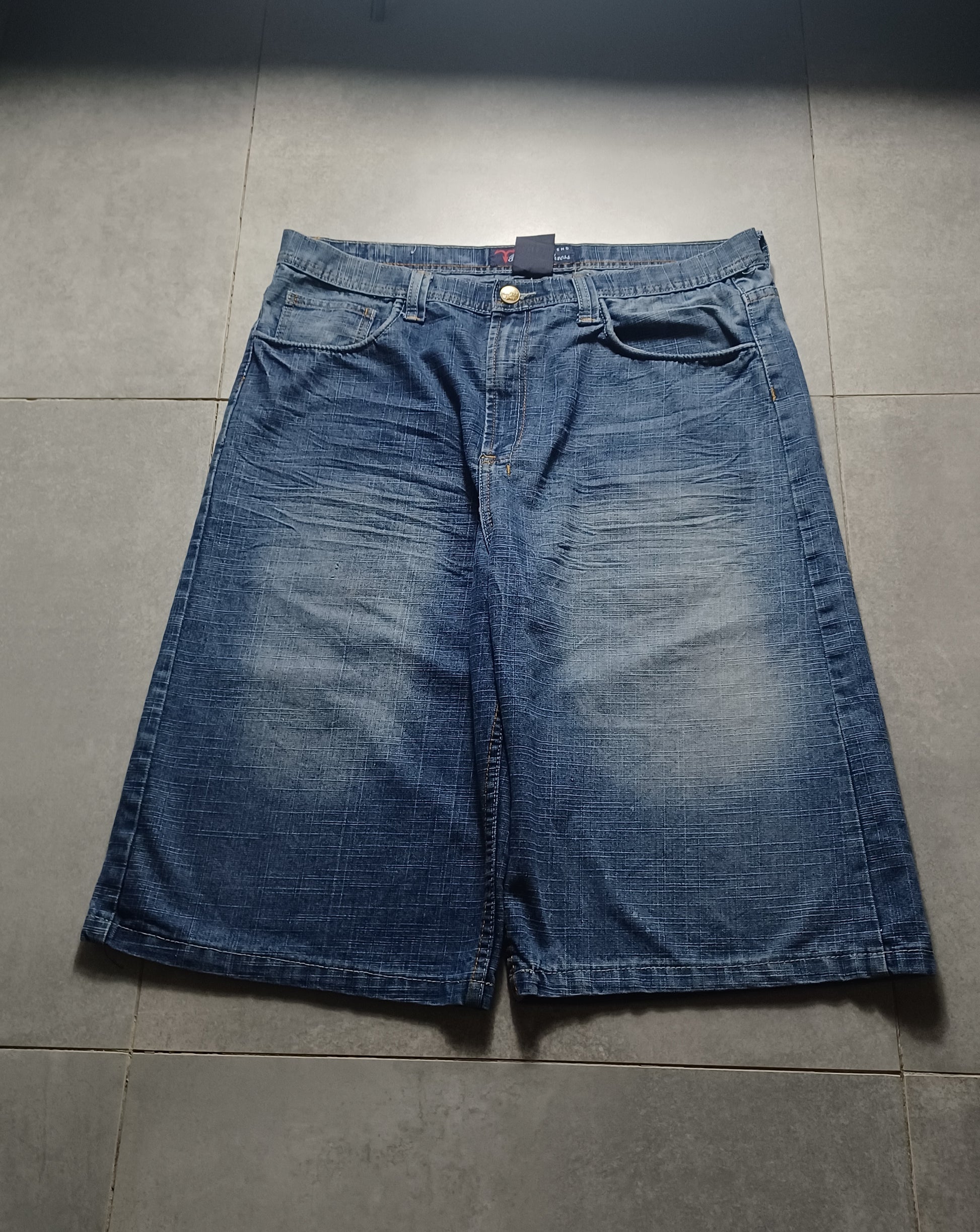 Niebieskie baggy jortsy Brooklyn