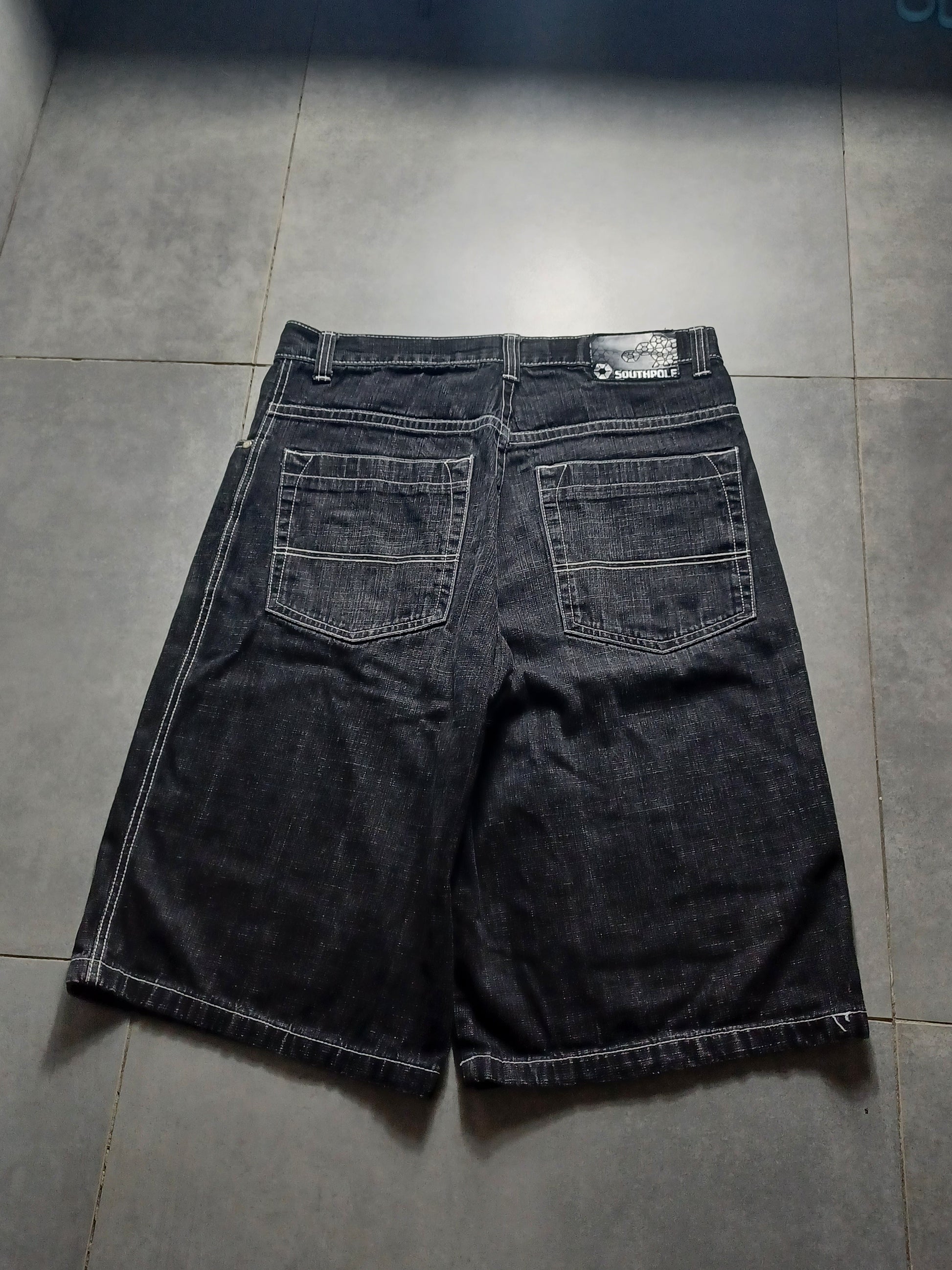 Czarne Baggy Jortsy Southpole