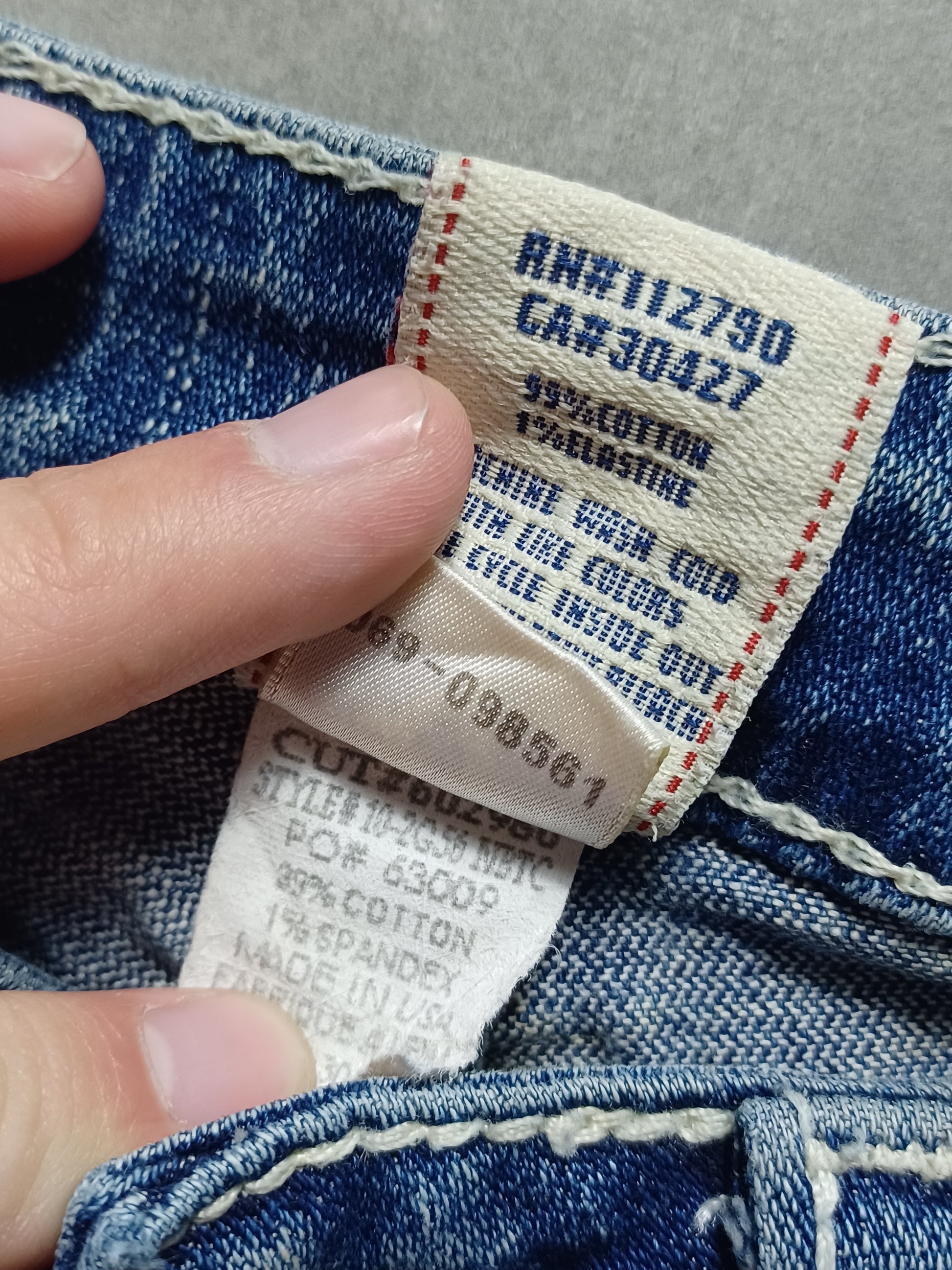 Low rise szorty jeansowe True Religion