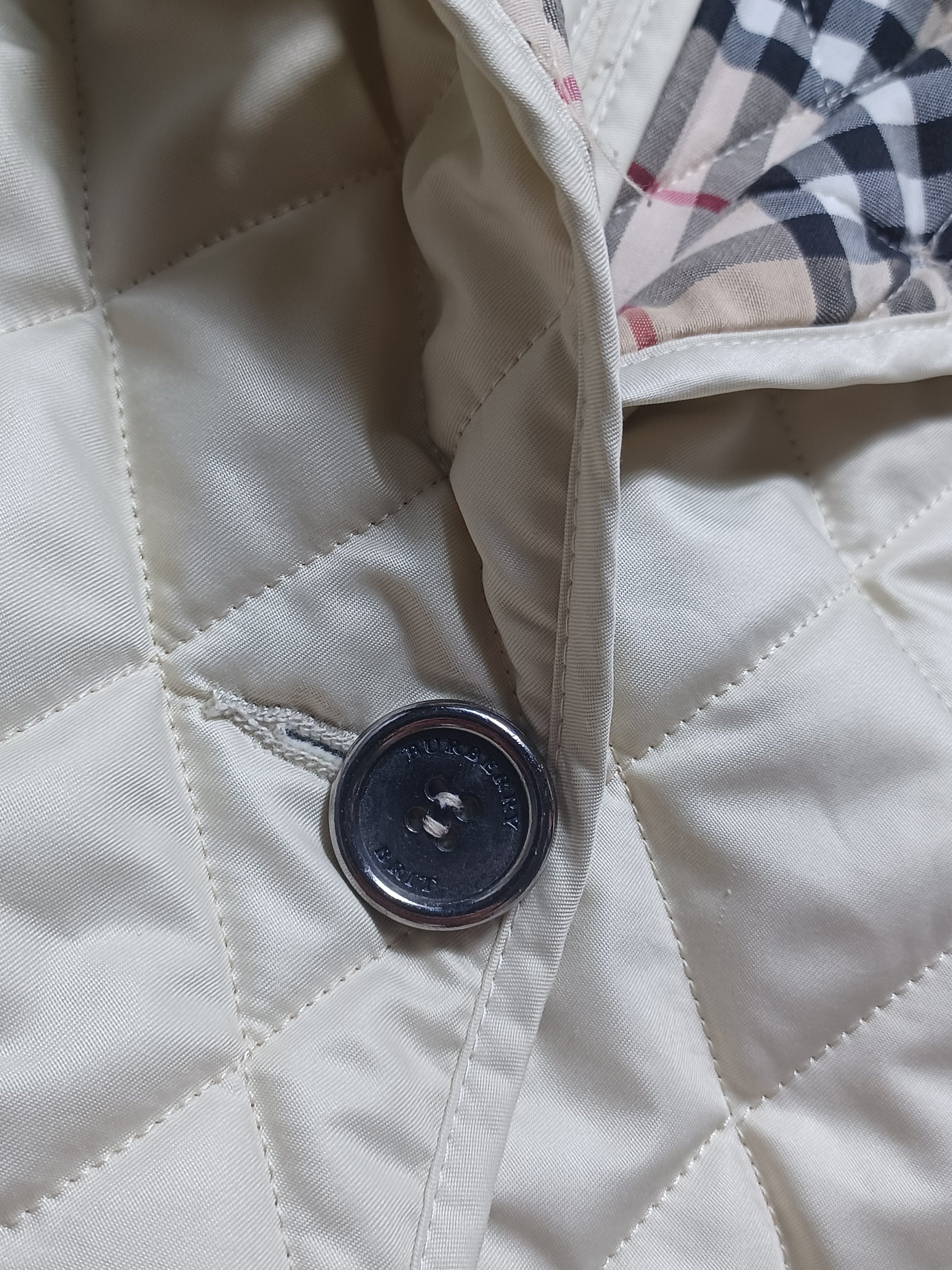 Beżowa lekka kurtka Burberry Brit