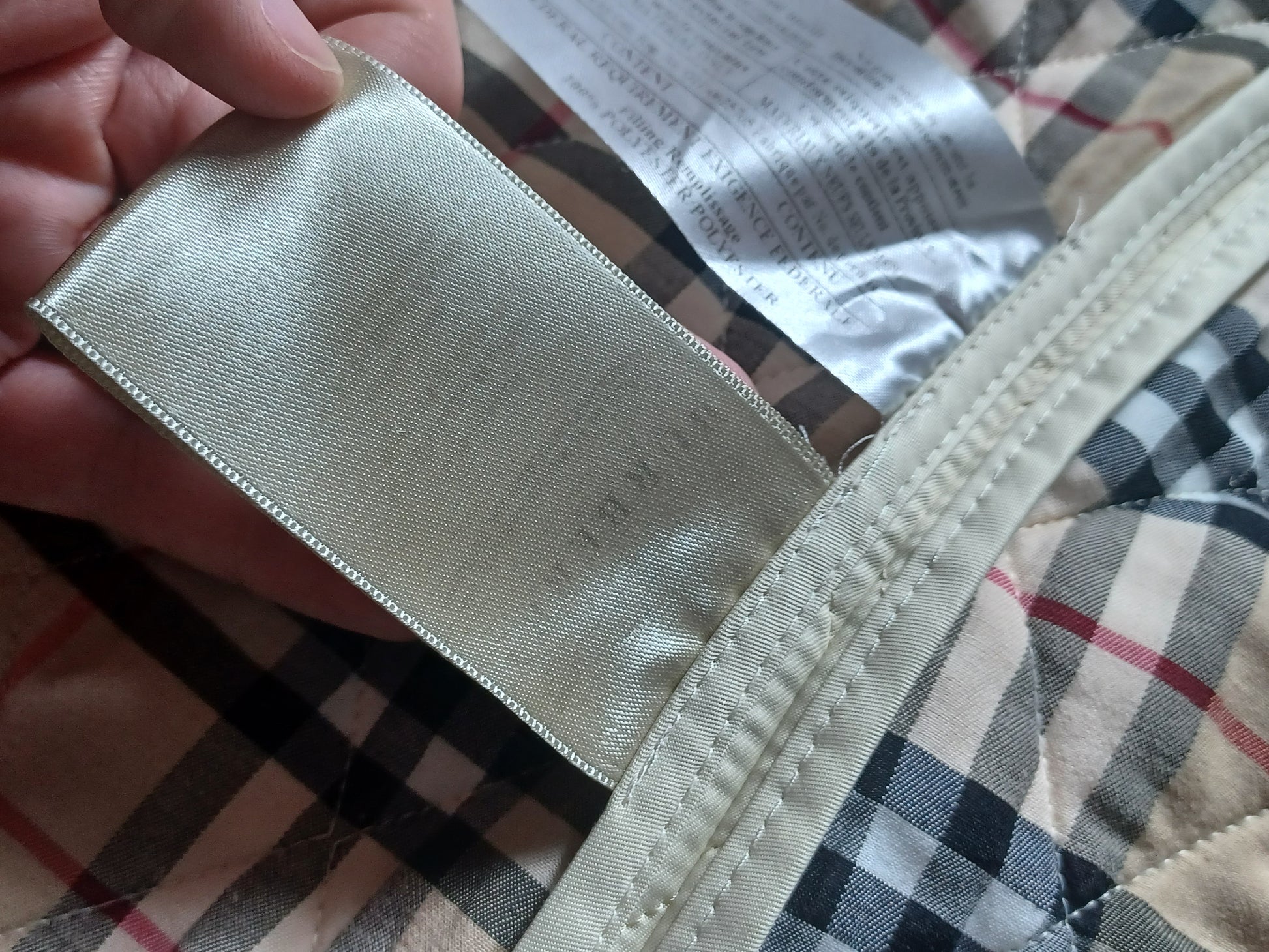 Beżowa lekka kurtka Burberry Brit