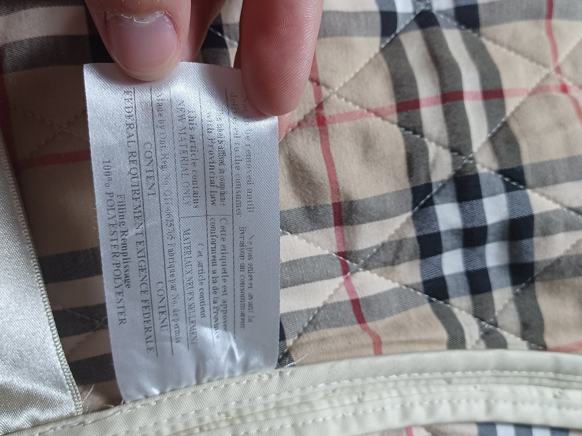Beżowa lekka kurtka Burberry Brit