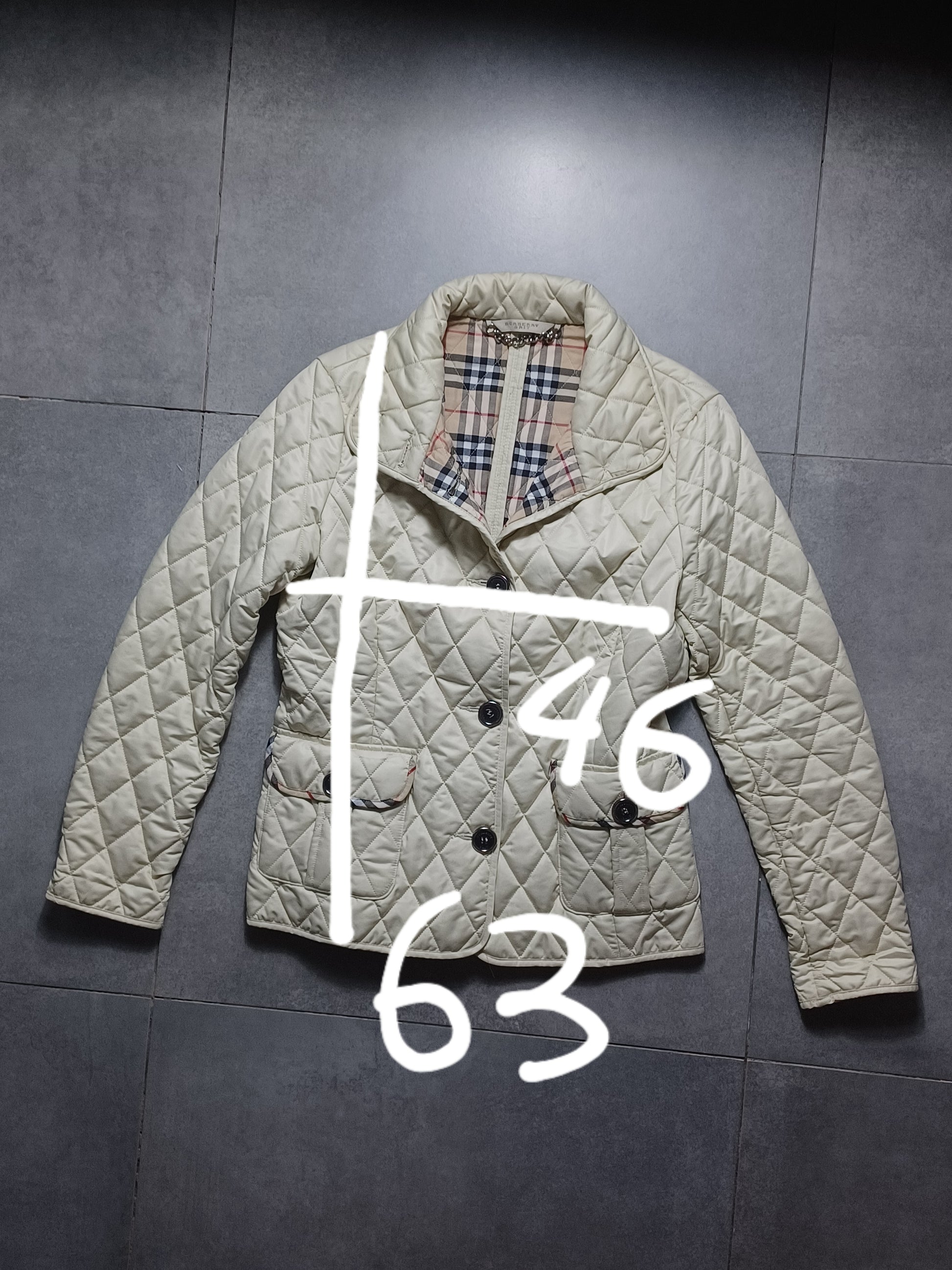 Beżowa lekka kurtka Burberry Brit