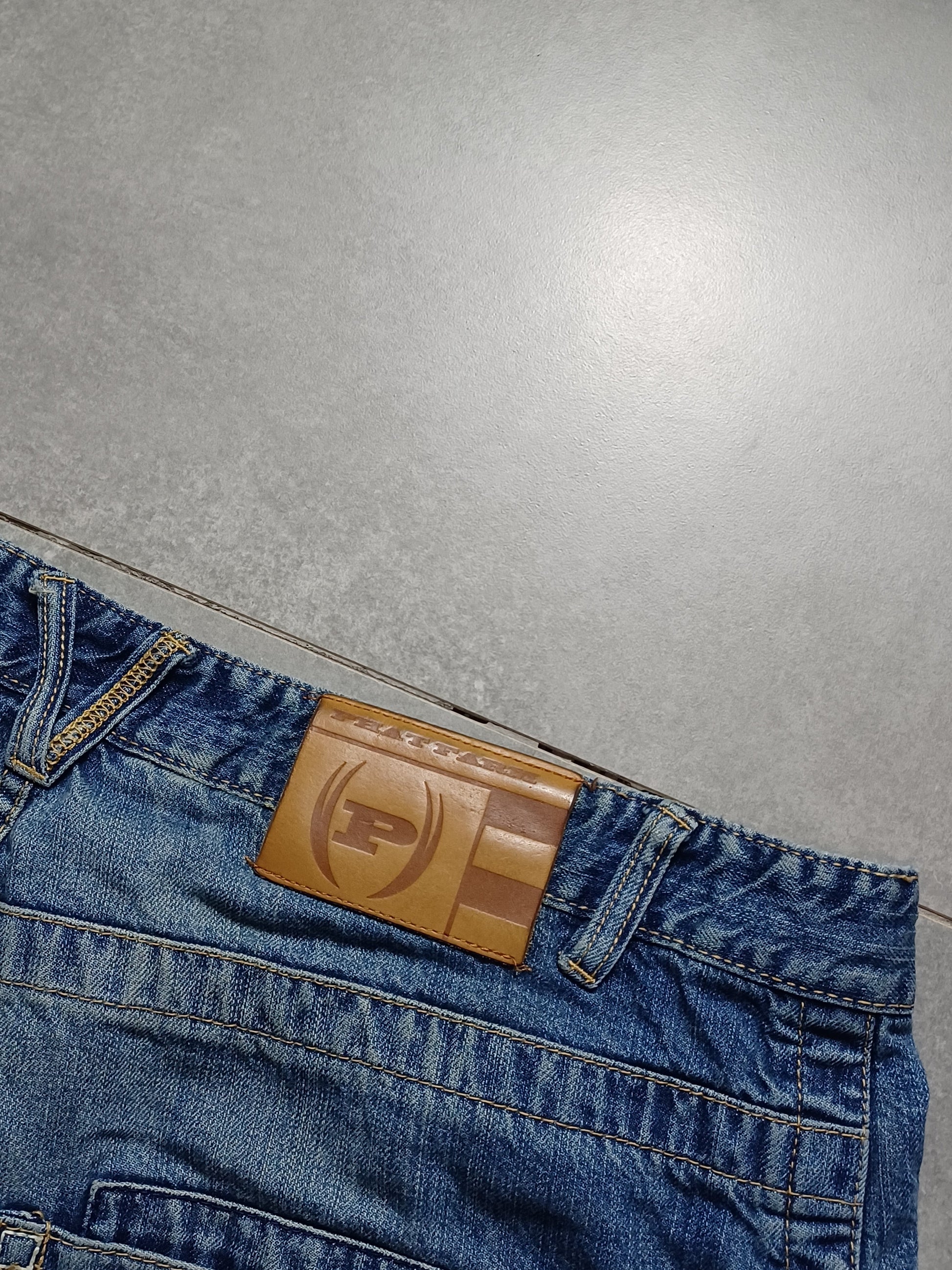 Niebieskie baggy Jortsy Phat Farm