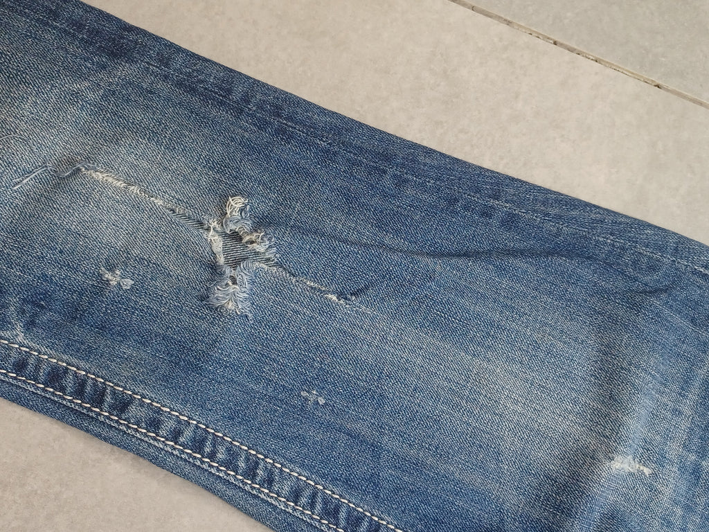 Granatowe low rise Bootcut jeans Miss Me