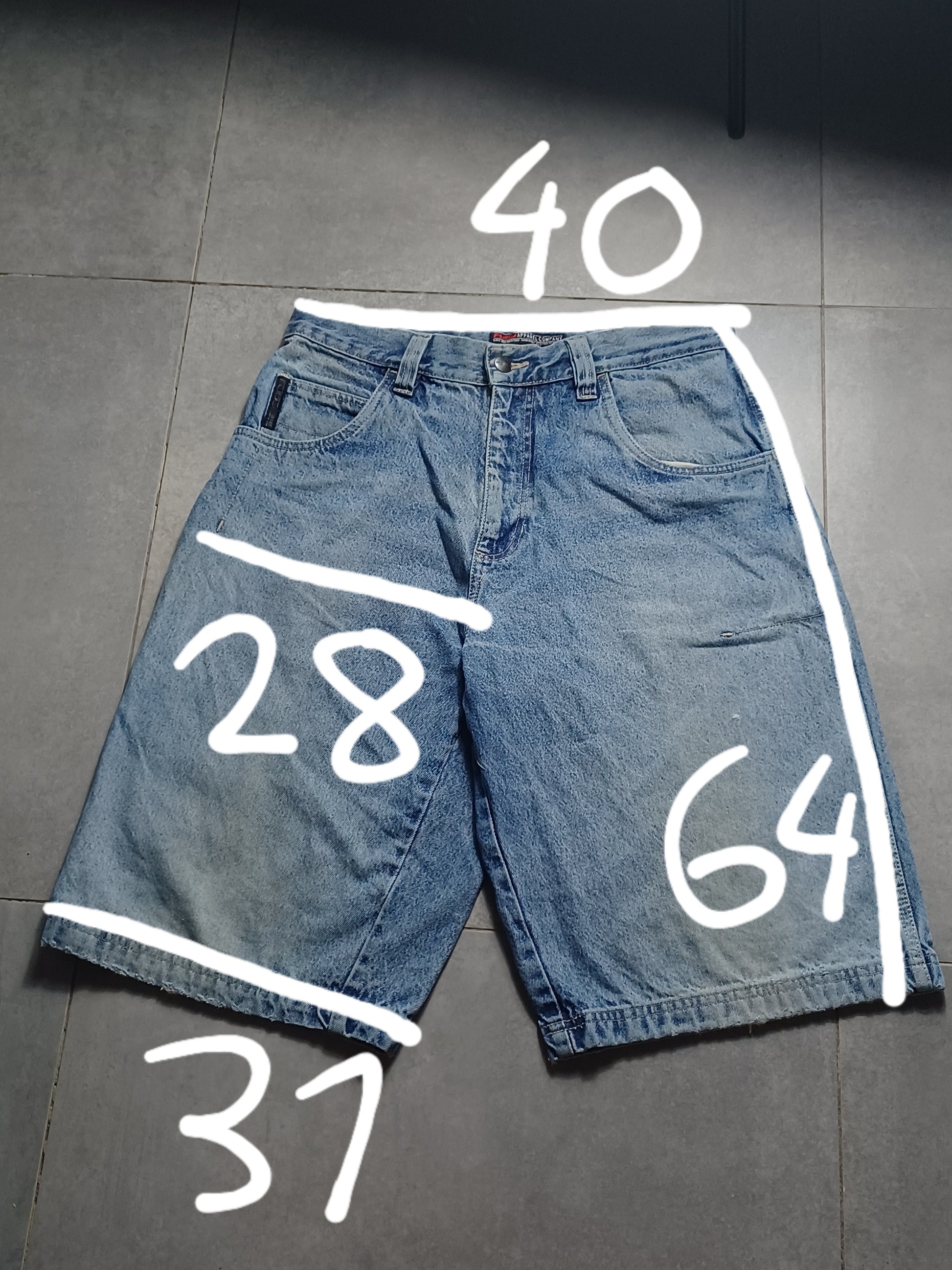 Jasnoniebieskie Jortsy FUBU