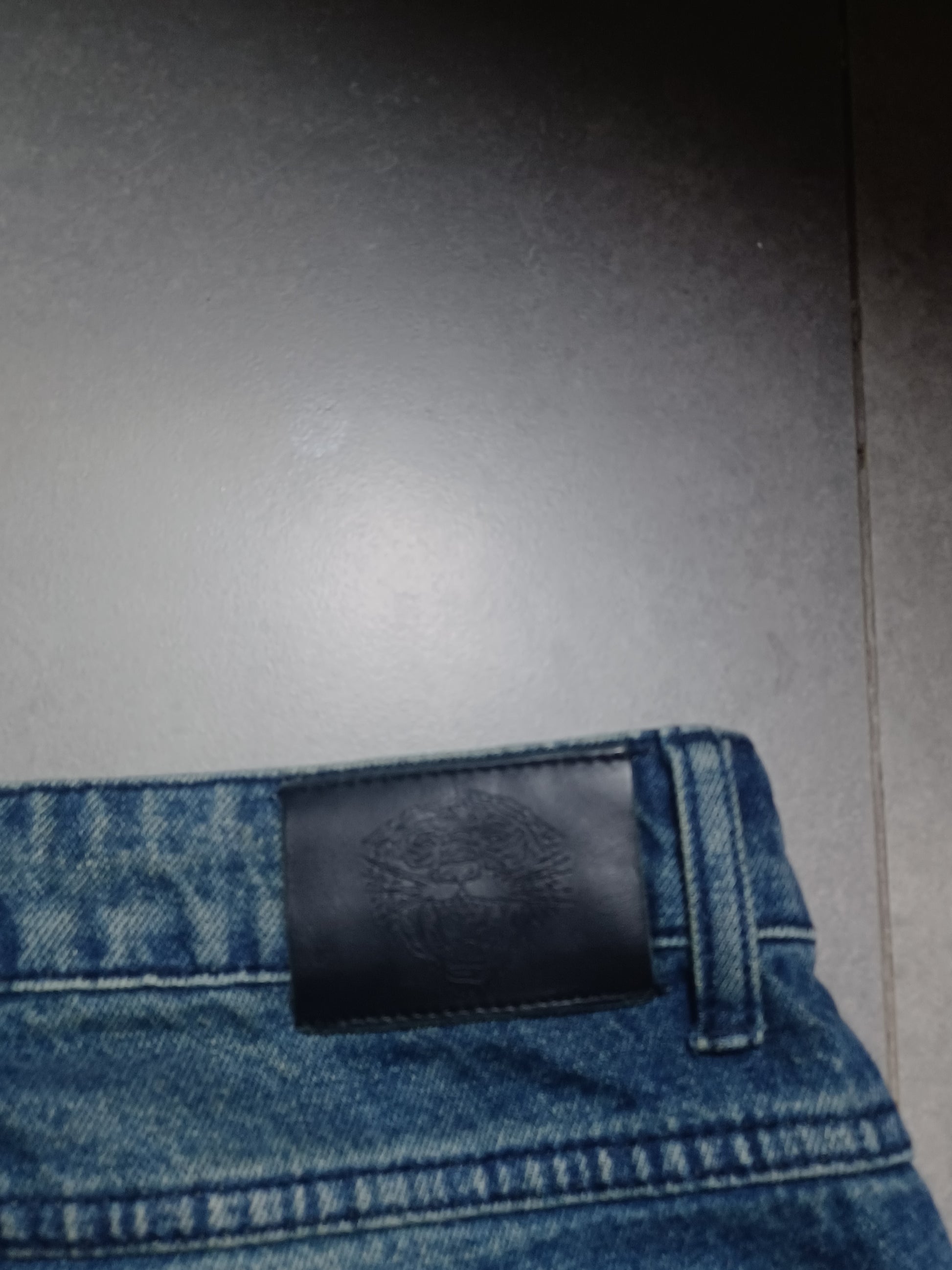 Niebieskie baggy jeansy Ed Hardy x Urban Outfitters