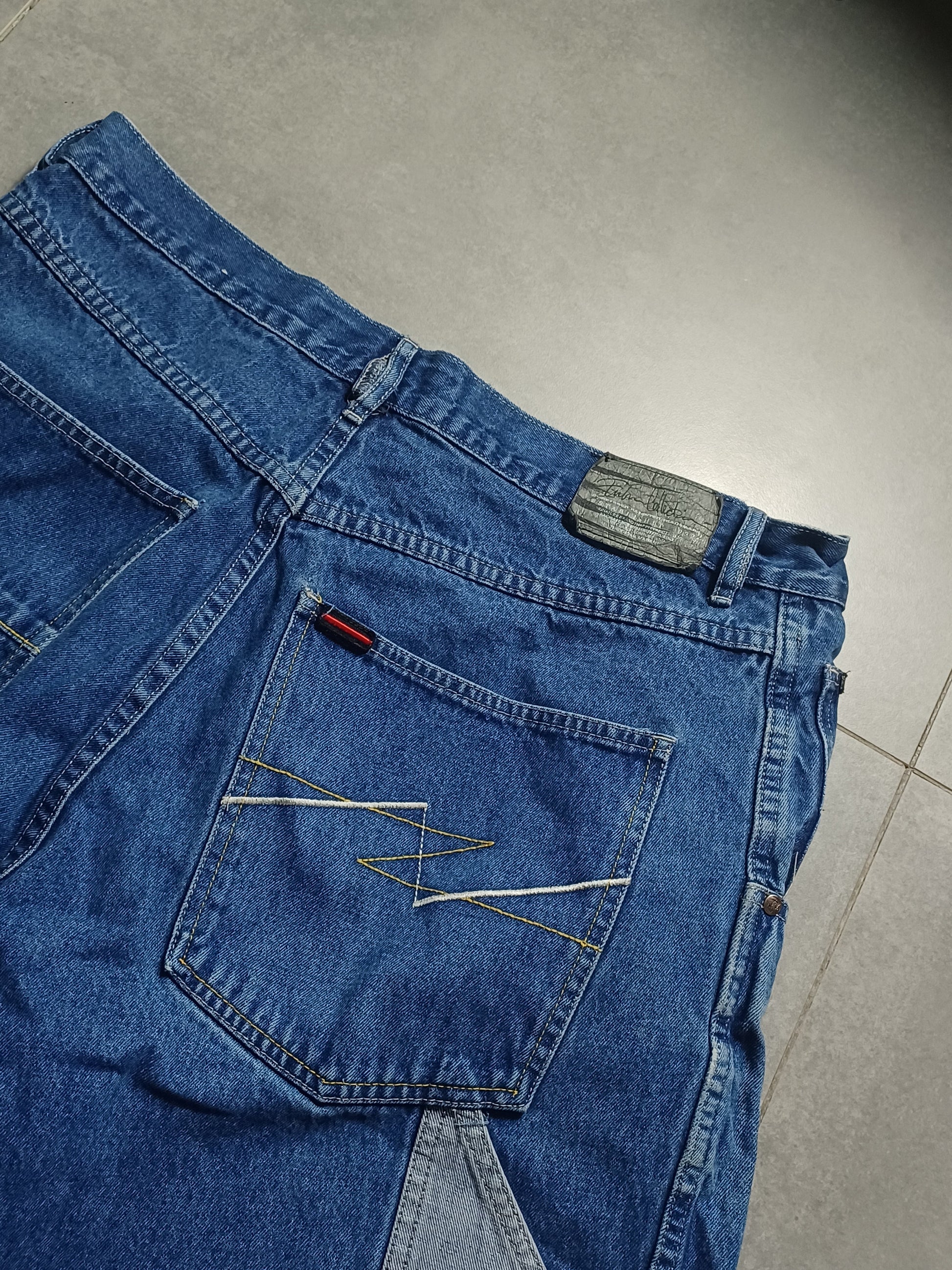 Niebieskie baggy Jortsy FUBU