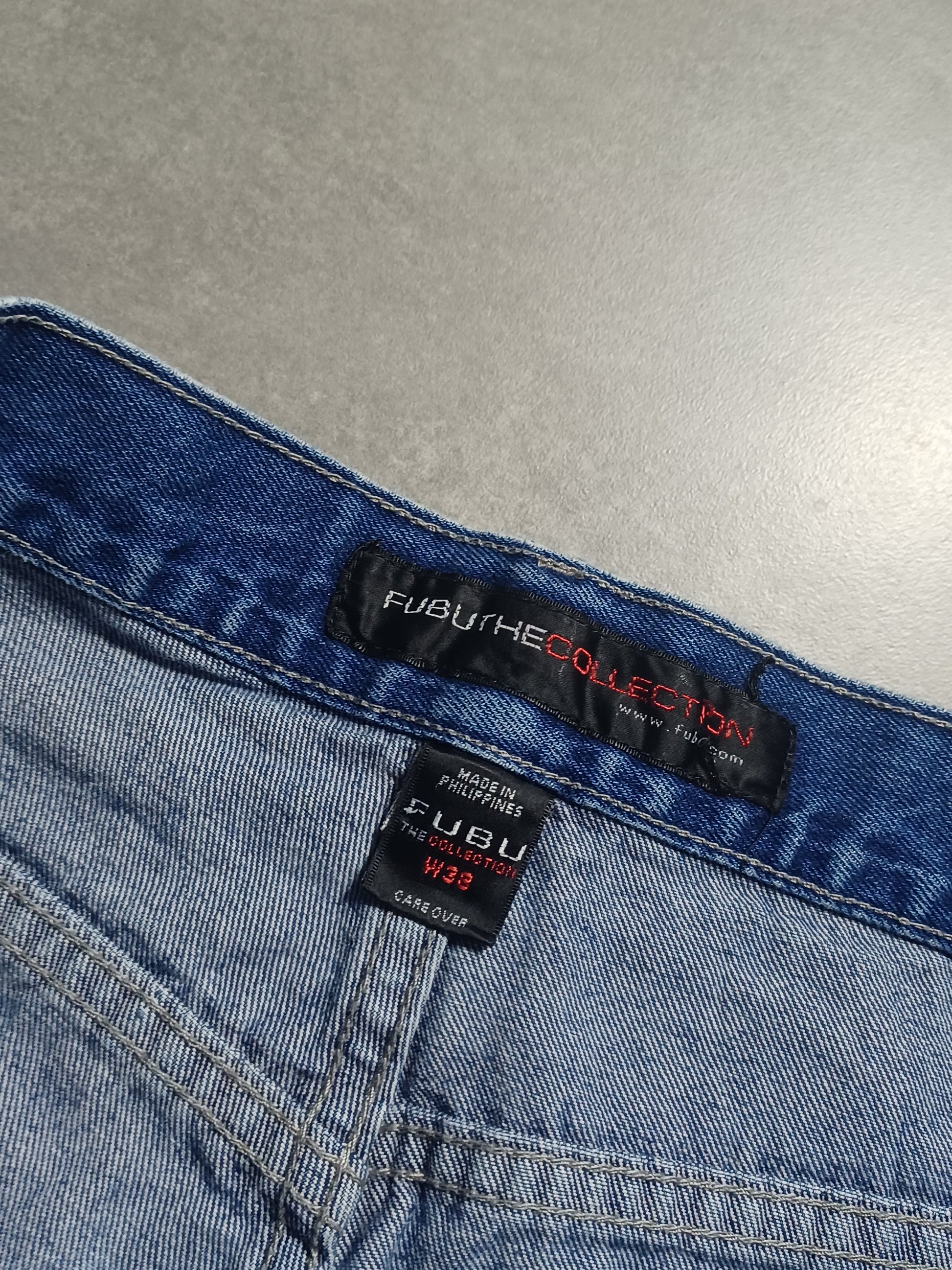 Niebieskie baggy Jortsy FUBU