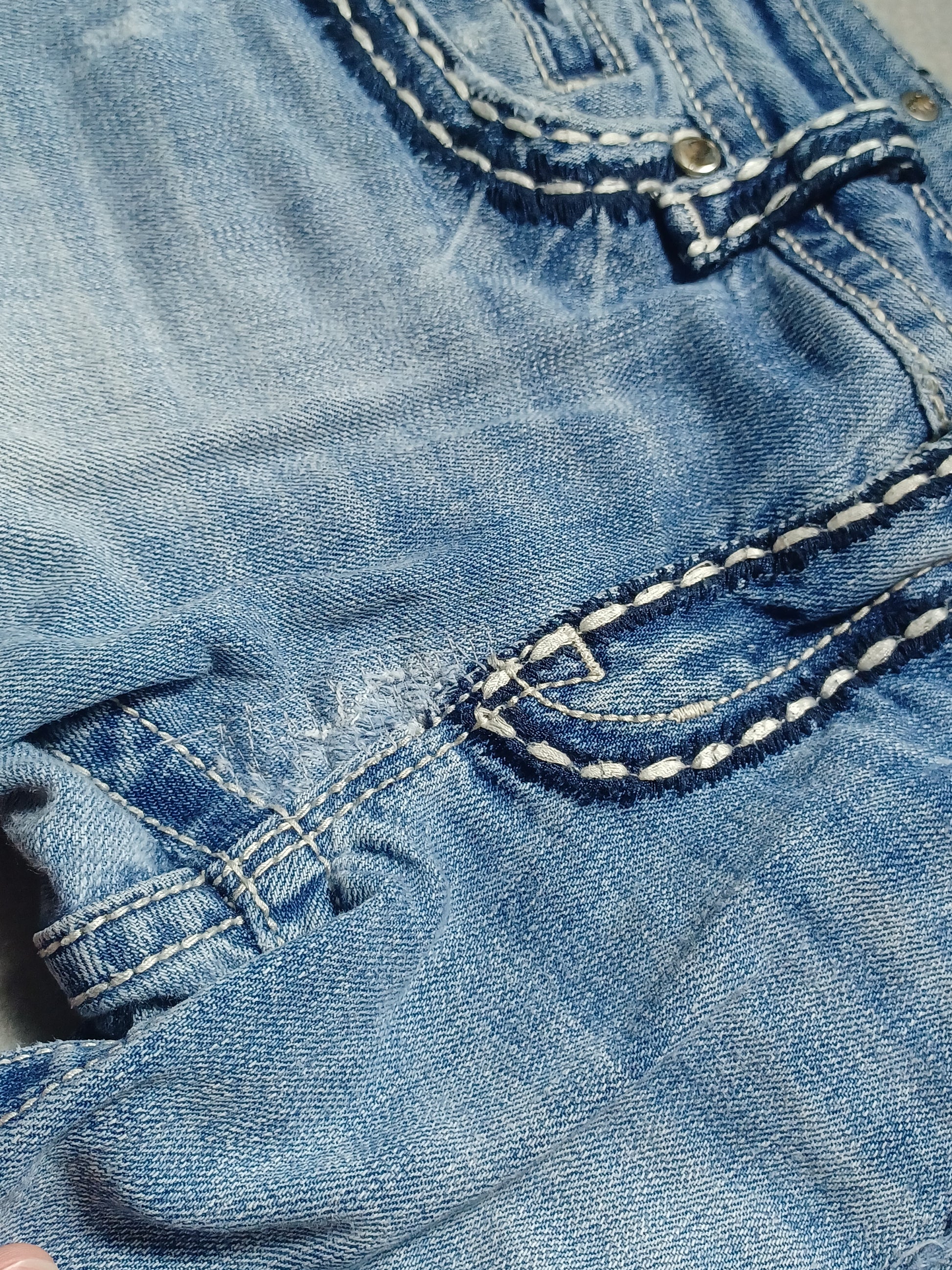 Jasnoniebieskie low rise Flared jeansy Miss Me