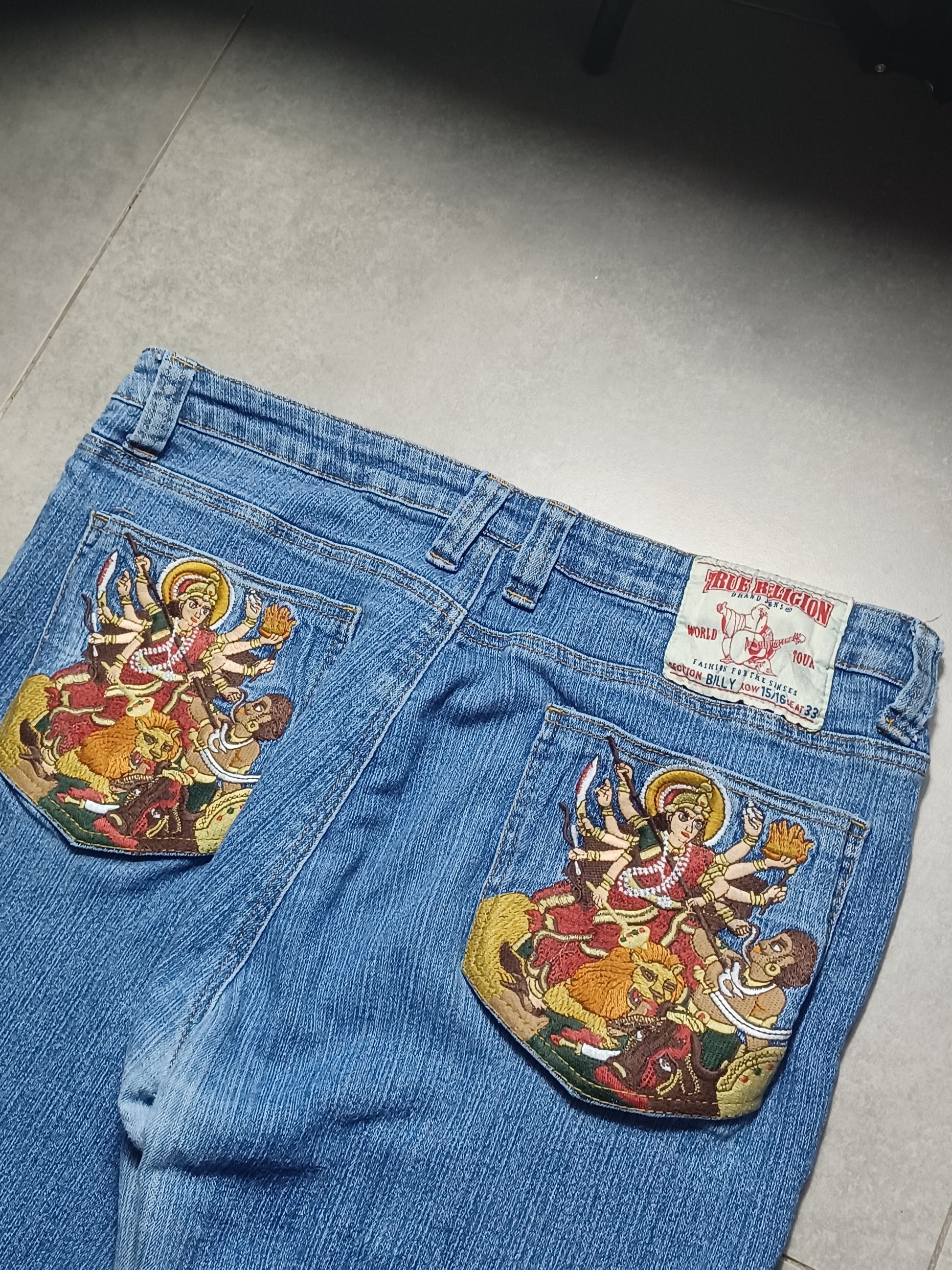 Niebieskie jeasny Straight True Religion