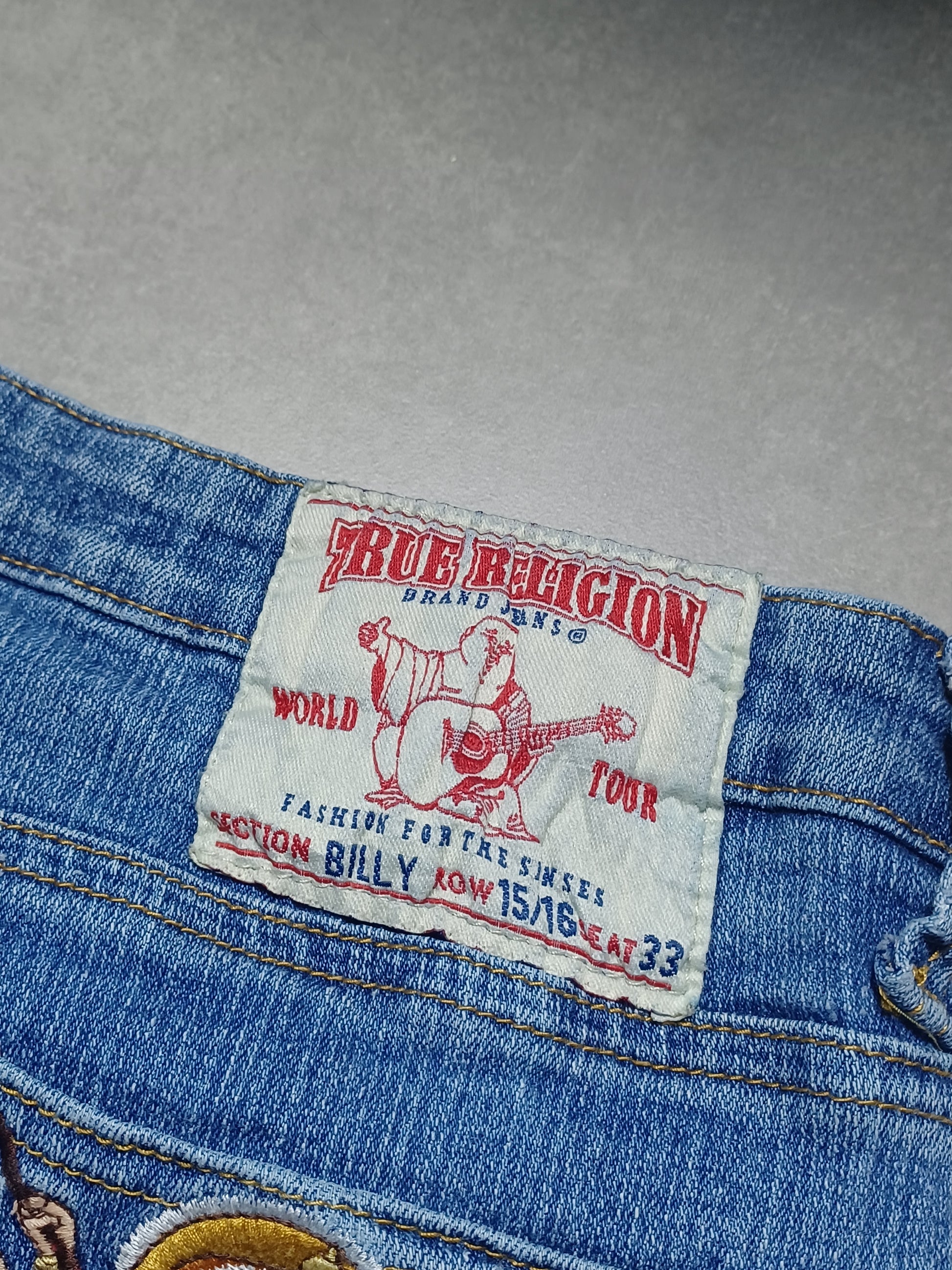 Niebieskie jeasny Straight True Religion
