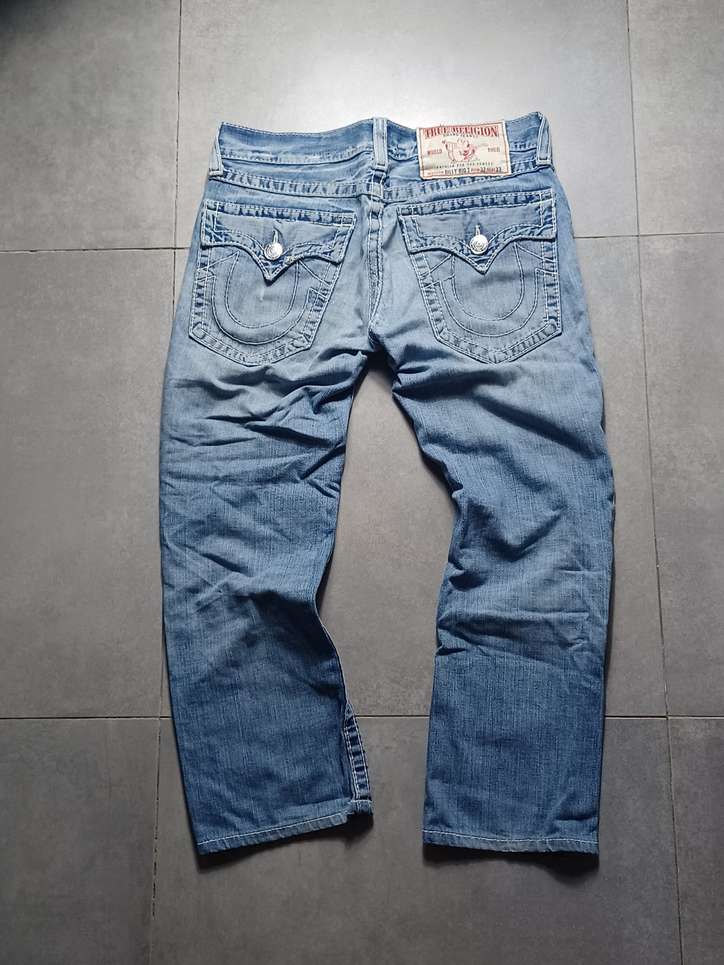 Jasnoniebieskie straight jeans True Religion