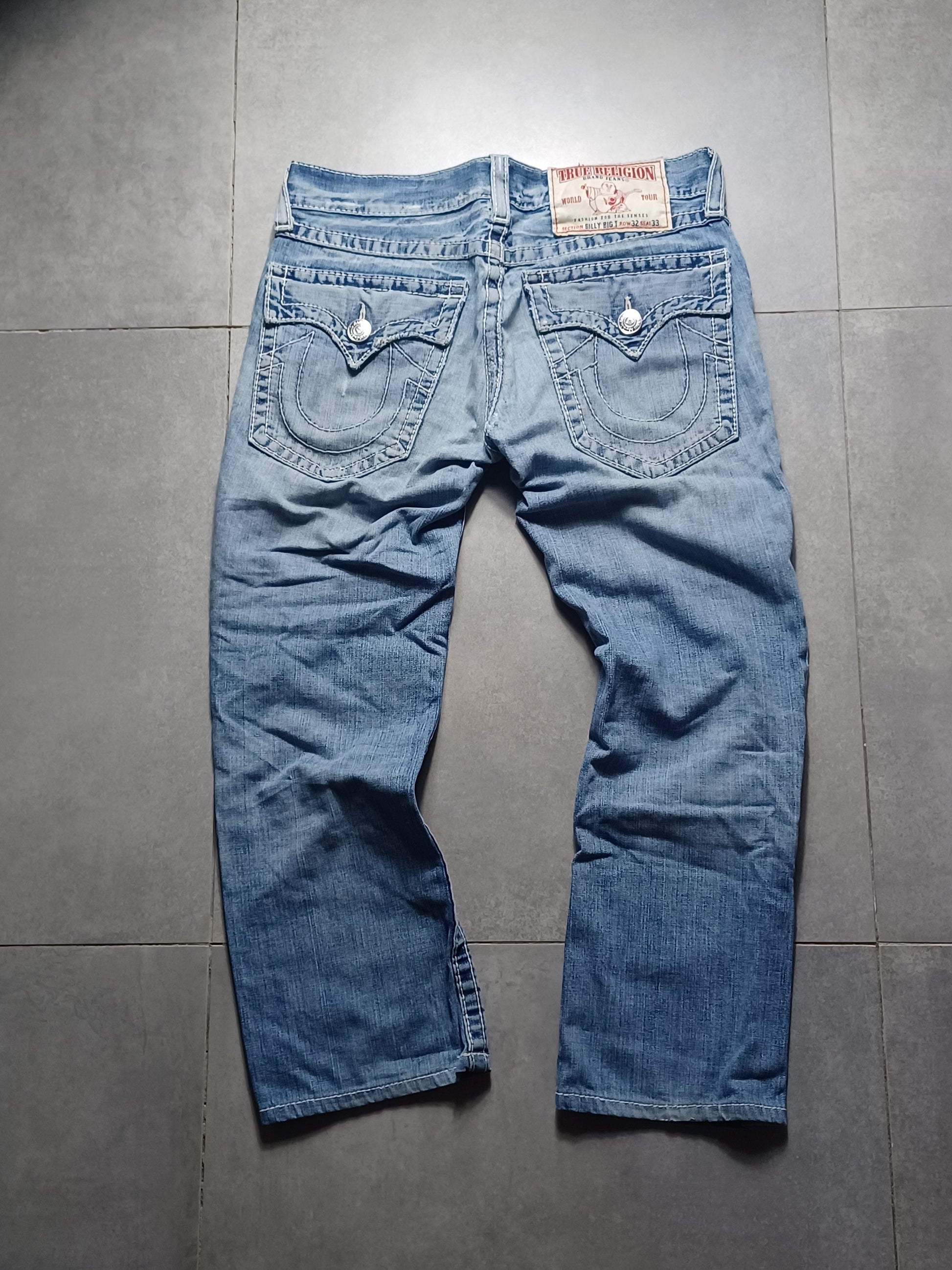 Jasnoniebieskie straight jeans True Religion