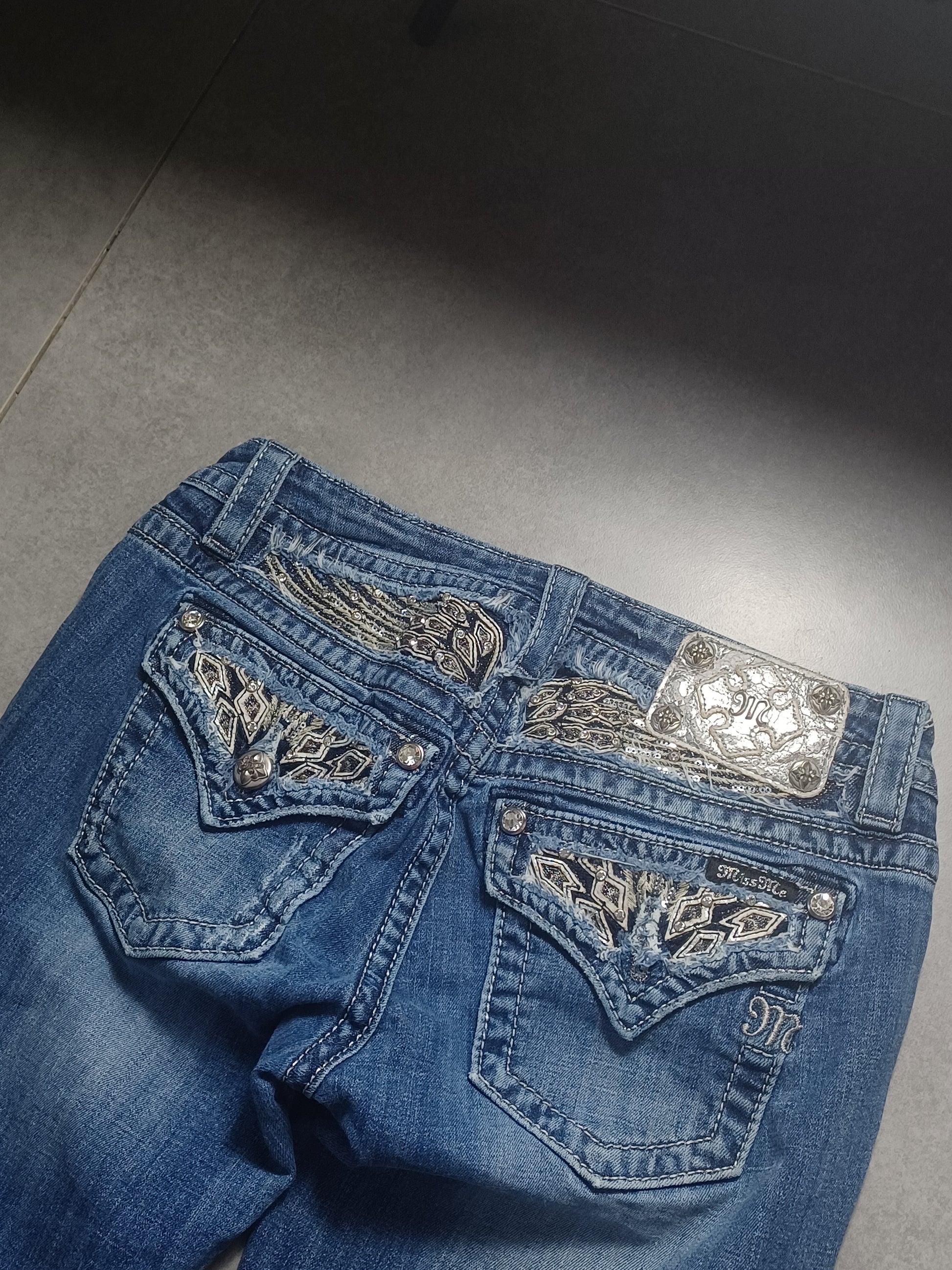 low rise Skinny jeansy Miss Me