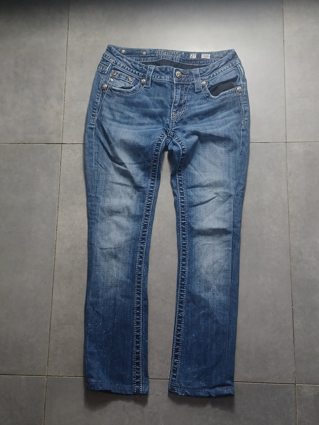 low rise Skinny jeansy Miss Me