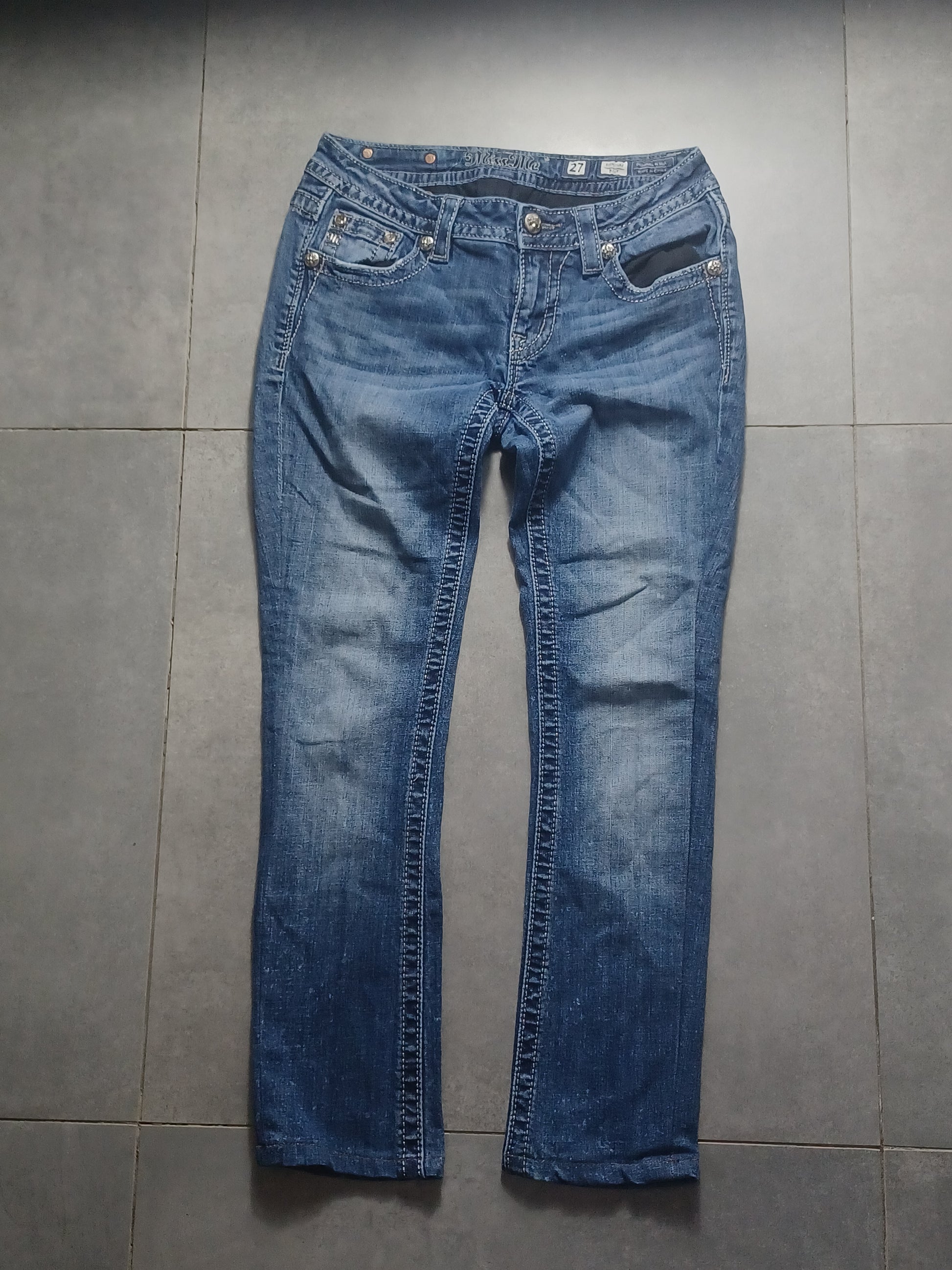 low rise Skinny jeansy Miss Me