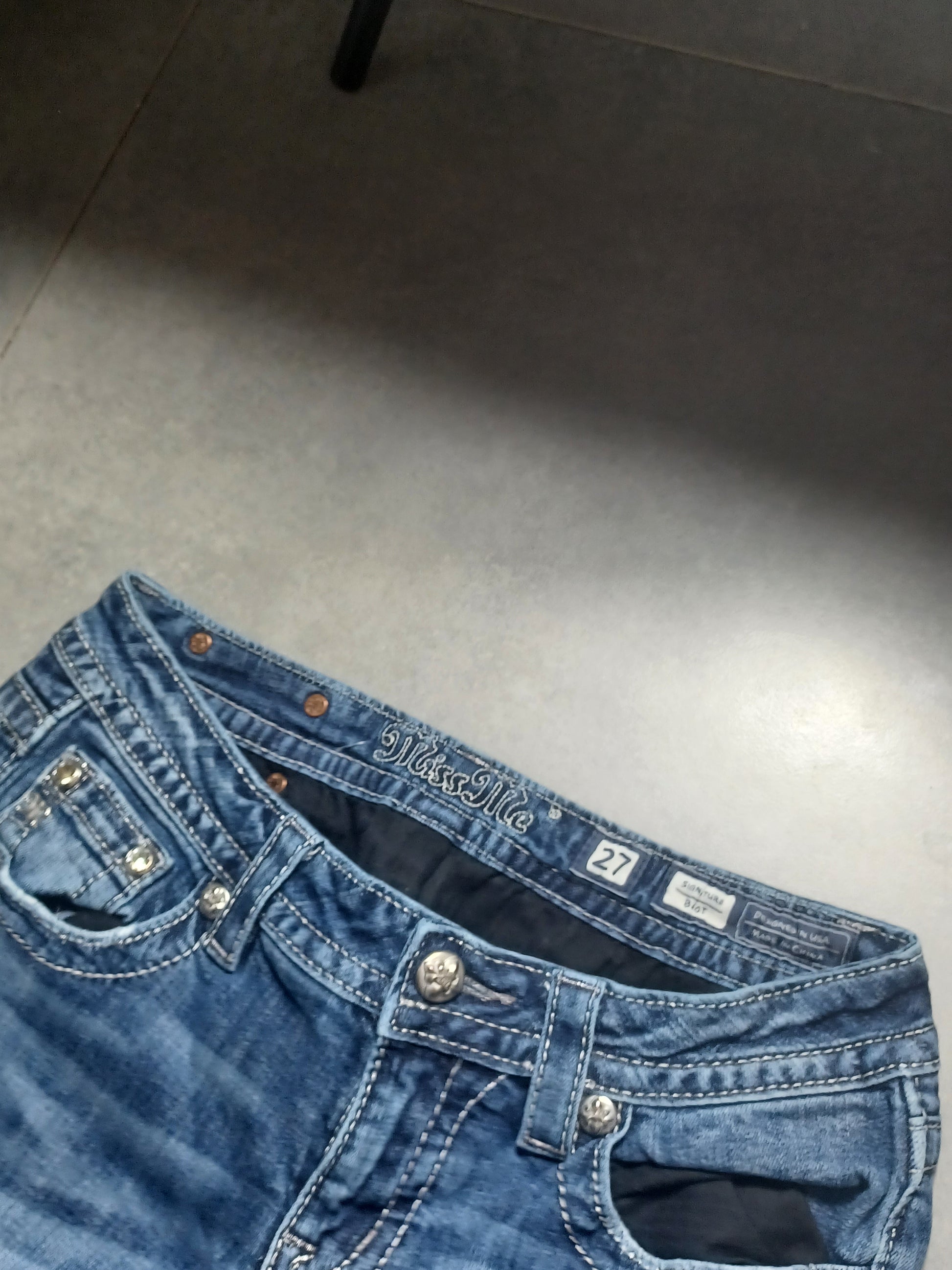 low rise Skinny jeansy Miss Me