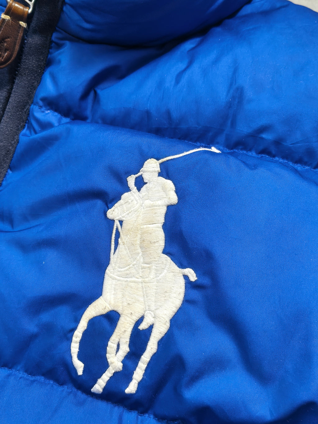 Niebieska kamizelka puchowa Ralph Lauren Italy