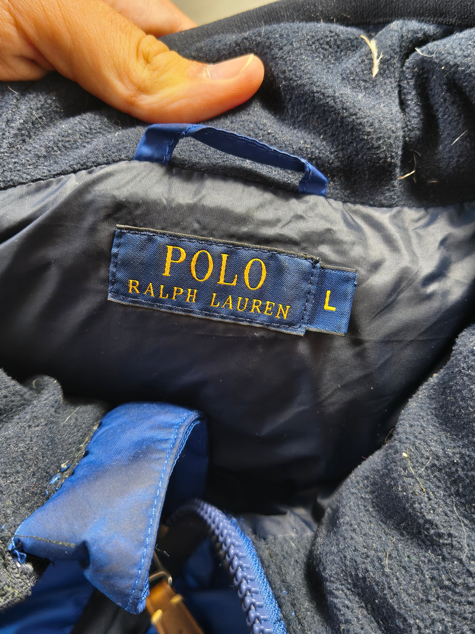 Niebieska kamizelka puchowa Ralph Lauren Italy