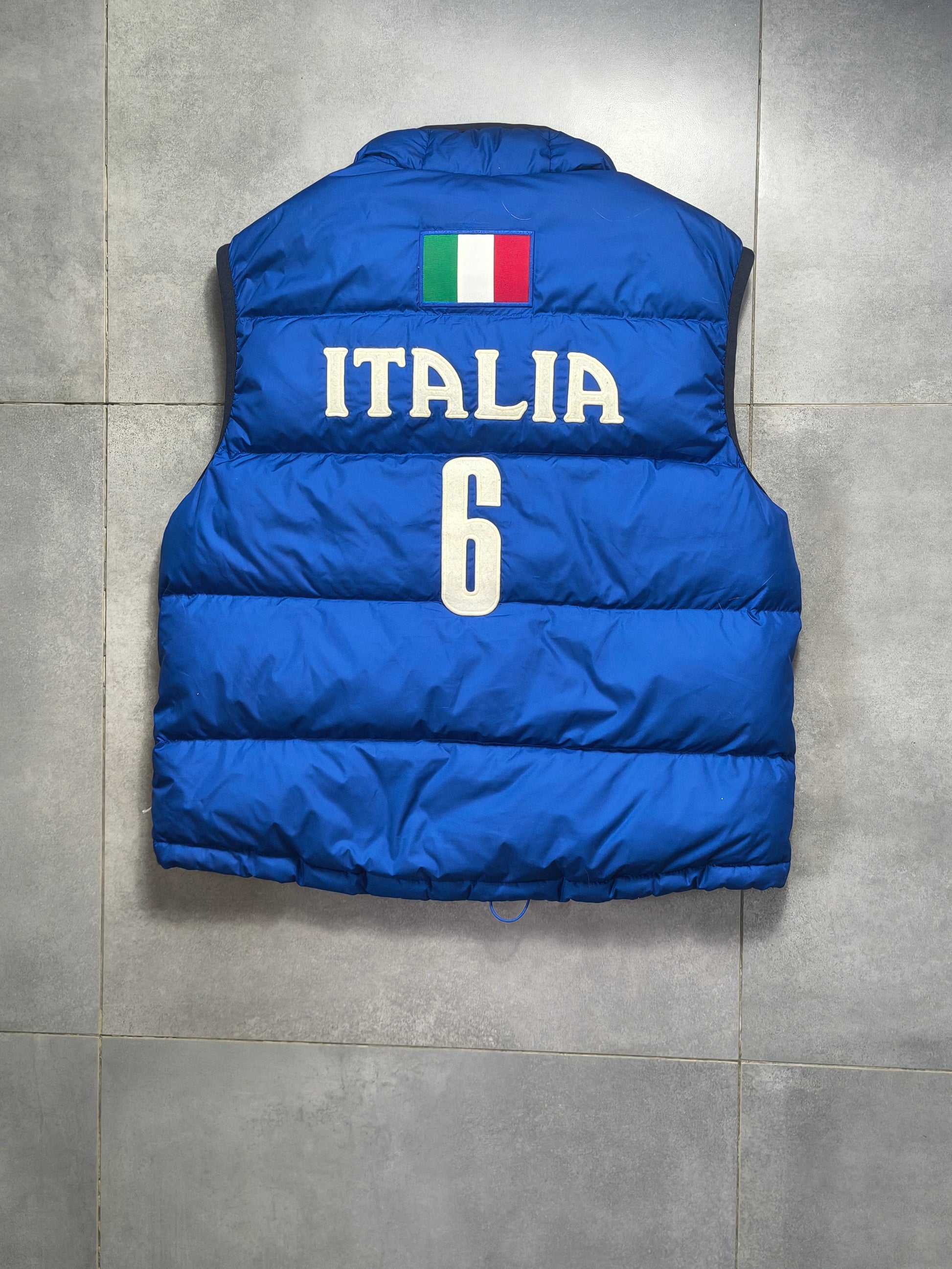 Niebieska kamizelka puchowa Ralph Lauren Italy