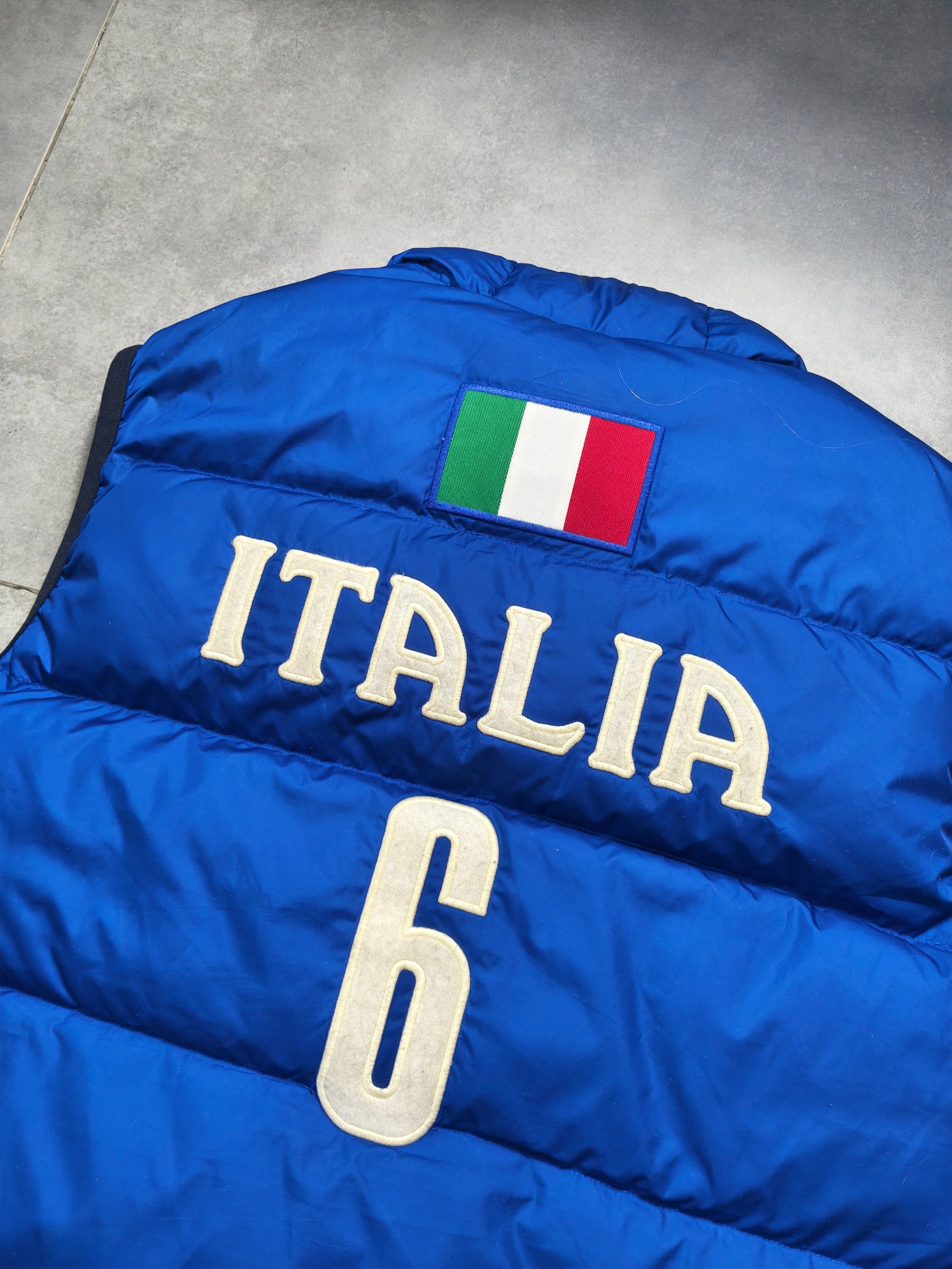 Niebieska kamizelka puchowa Ralph Lauren Italy