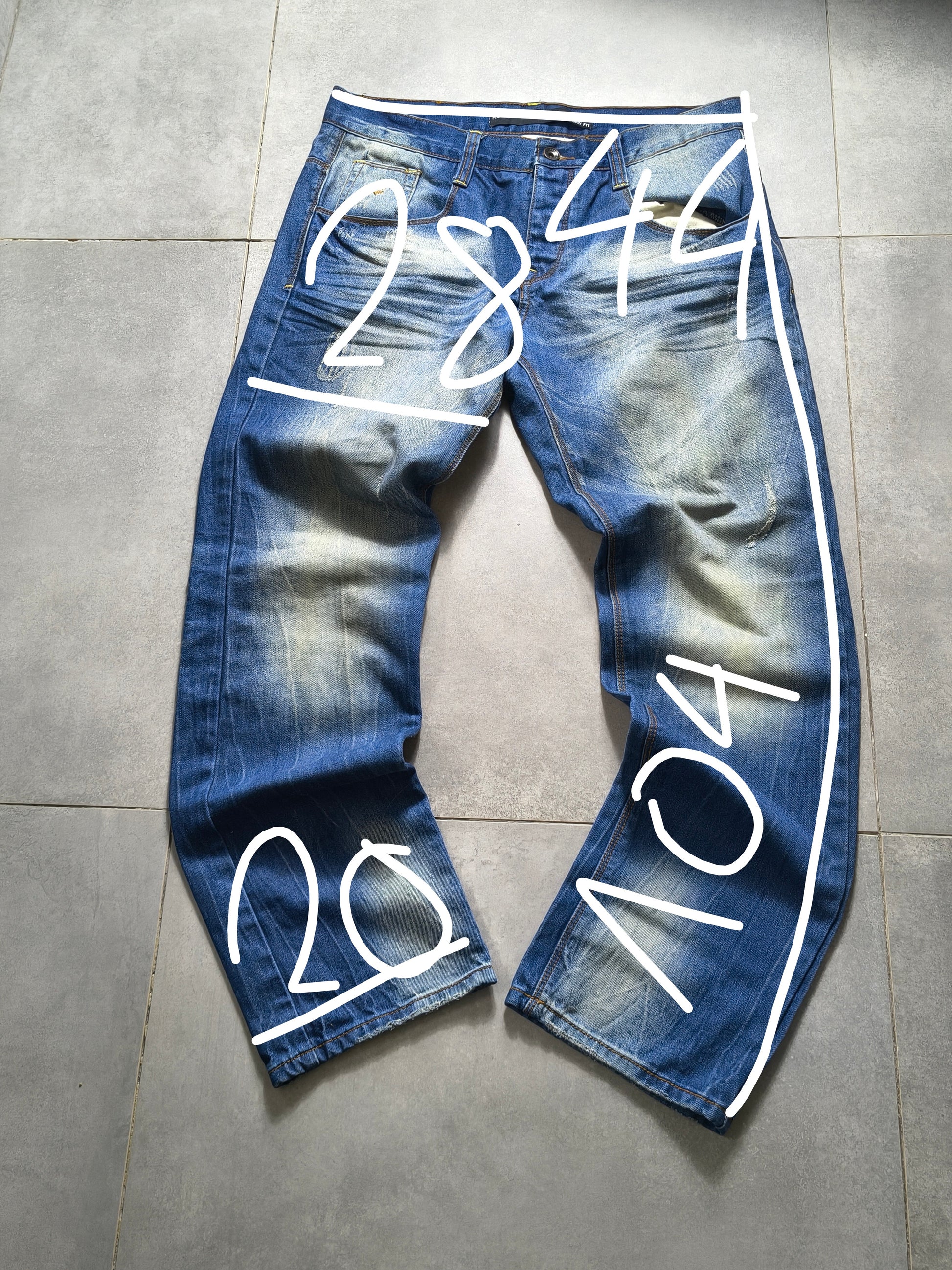 Niebieskie straight fit jeansy Rocawear