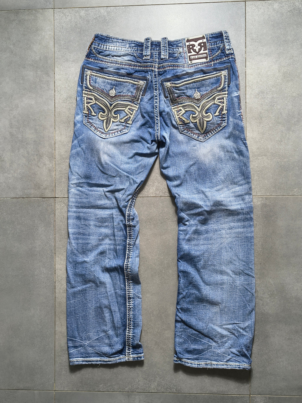 Jasnoniebieskie bootcut jeansy Rock Revival