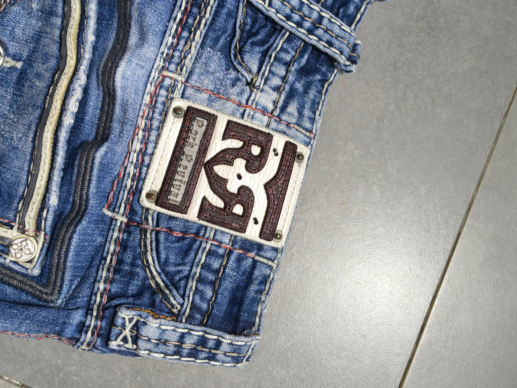 Jasnoniebieskie bootcut jeansy Rock Revival