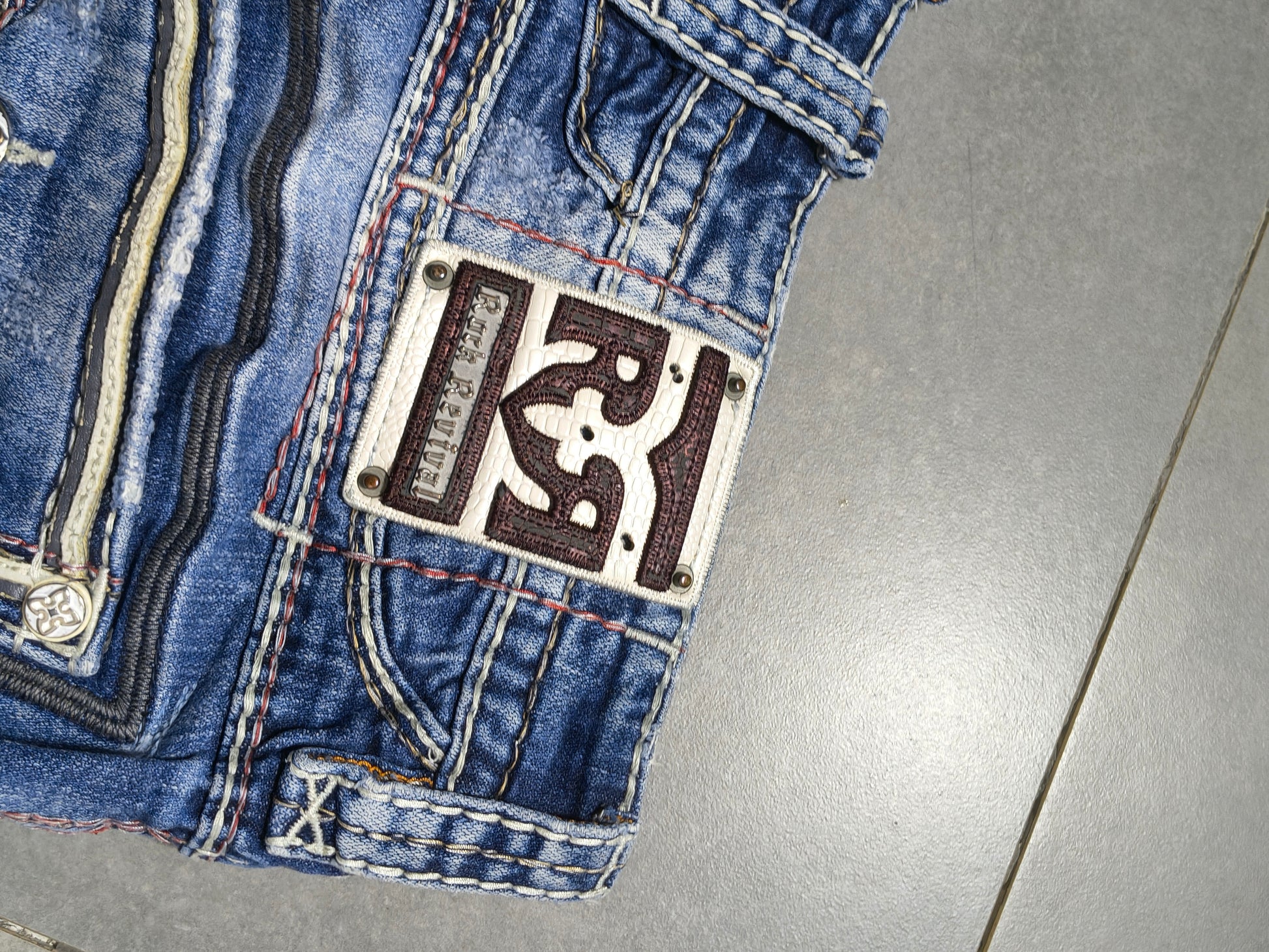 Jasnoniebieskie bootcut jeansy Rock Revival
