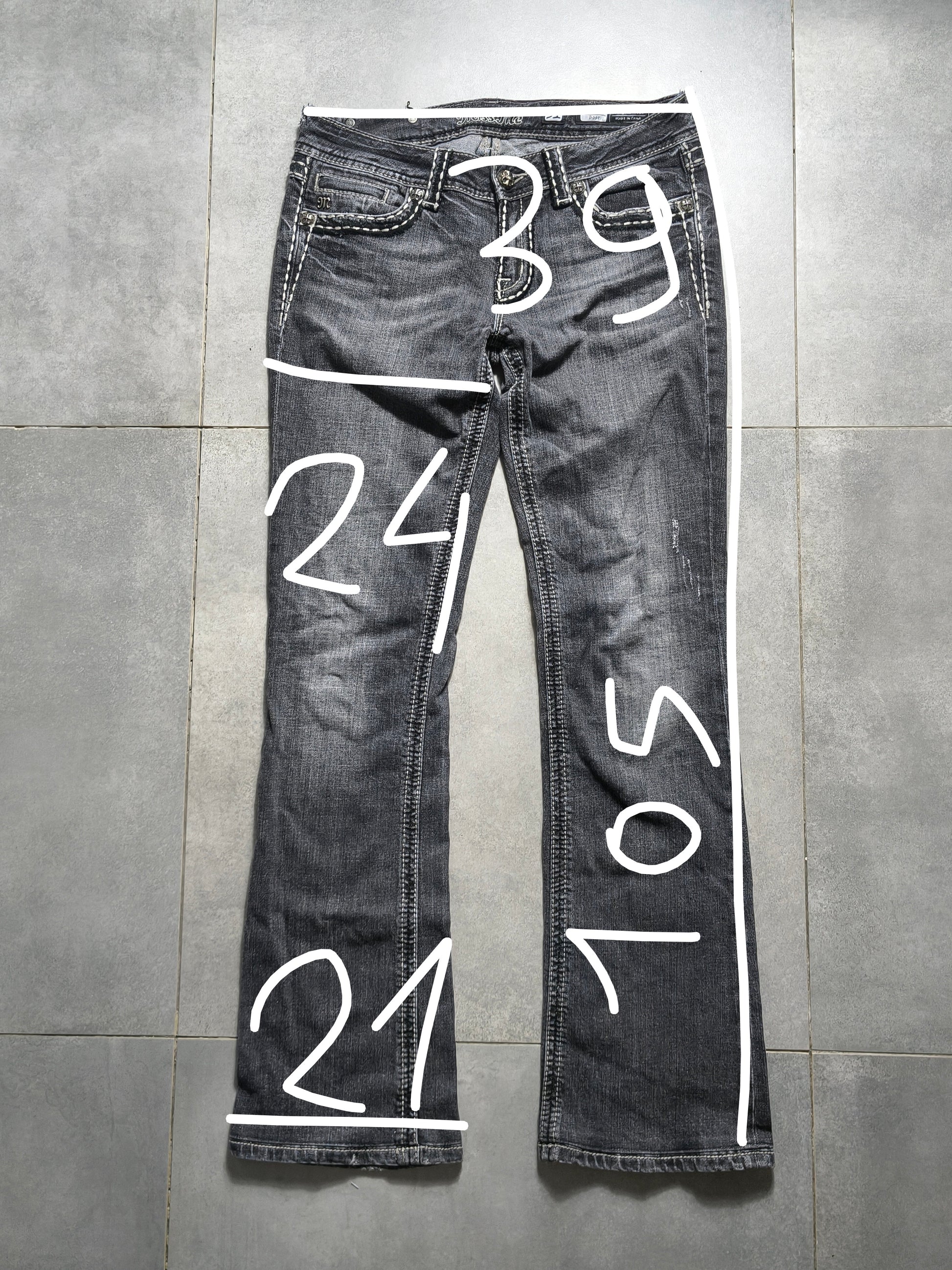 Czarne Flared jeansy Miss Me
