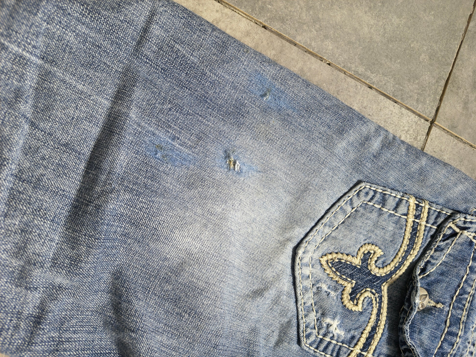 Jasnoniebieskie bootcut jeansy Rock Revival