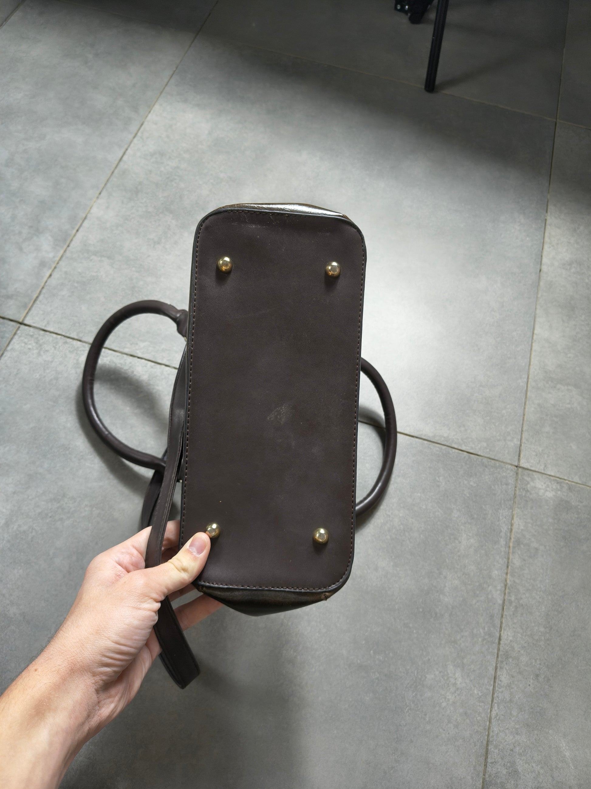 Brązowa Torebka  z koroną