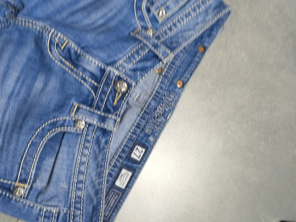 Niebieskie flared jeansy Miss Me