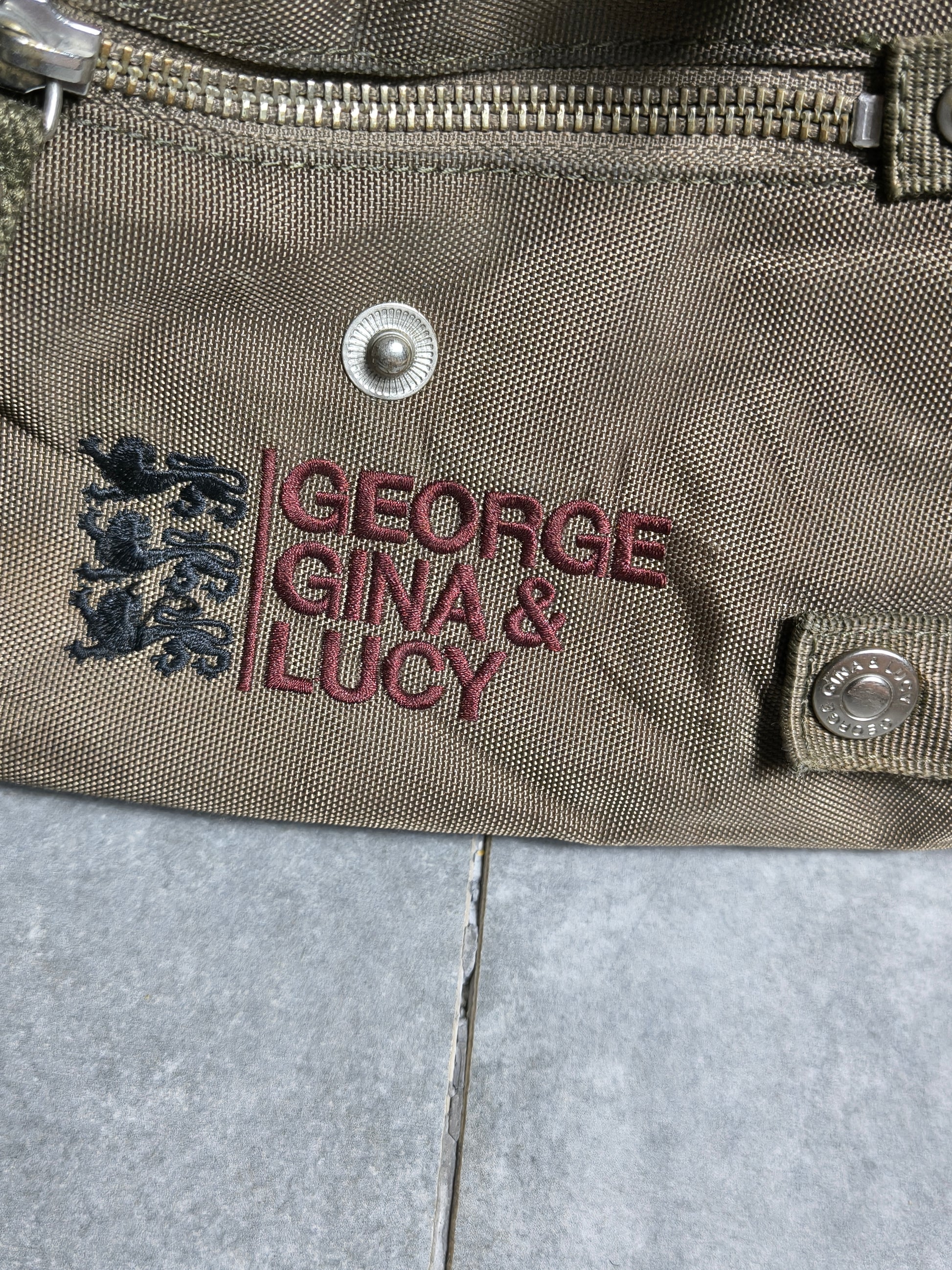 Oliwkowa torebka GGL