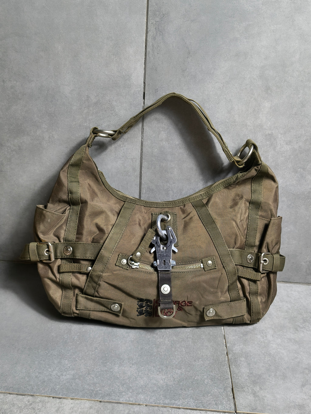 Oliwkowa torebka GGL