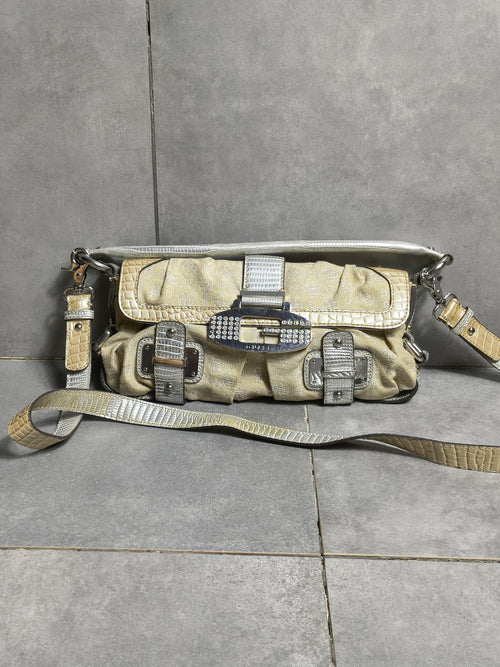 Beżowa torebka Guess