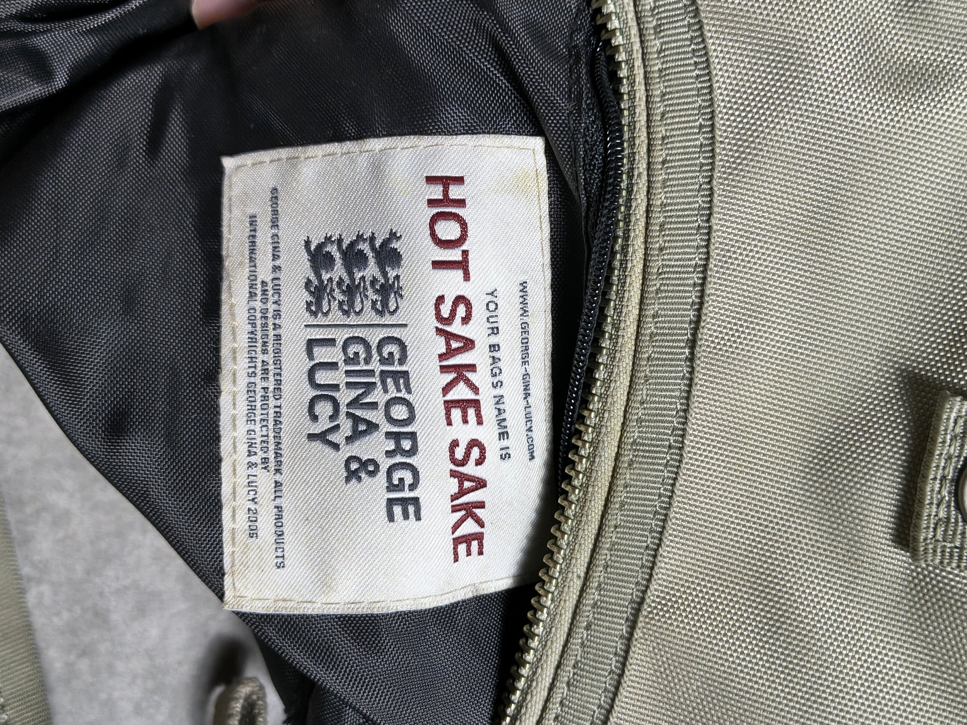 Piaskowa torebka GGL