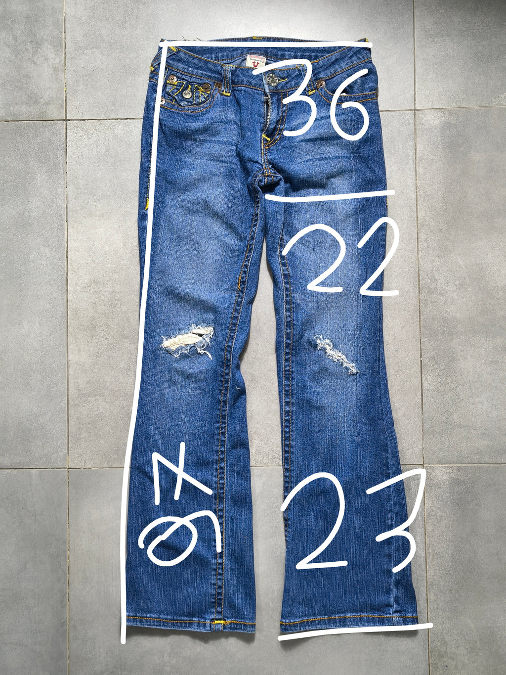 Jeansy Flared True Religion
